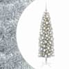 vidaXL Kitsas kunstkuusk koos j&otilde;ulukuulidega 180 cm 300 LED-i