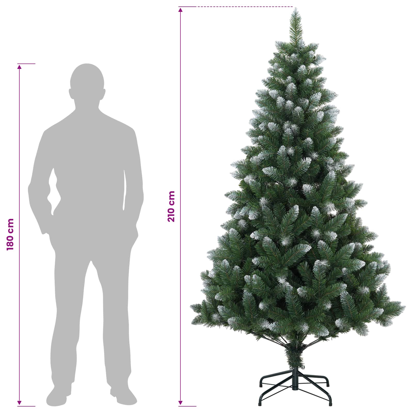 Artificial Christmas Tree size guide