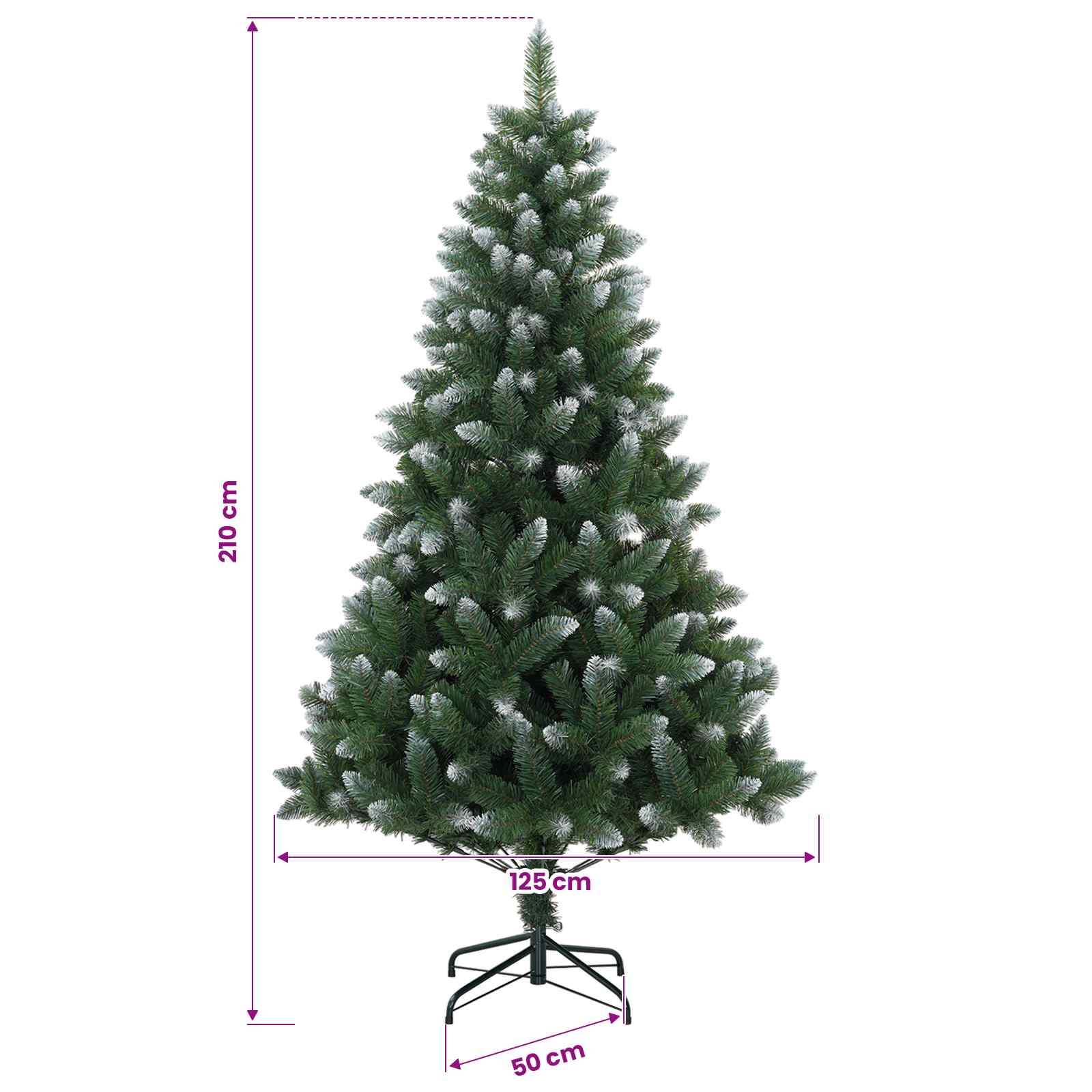 Artificial Christmas Tree size guide
