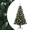 vidaXL Tehisj&otilde;ulukuusk koos kaunistustega 120 cm 150 LED-i Soe valge