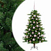 vidaXL Tehisj&otilde;ulukuusk koos kaunistustega 120 cm 150 LED-i Soe valge