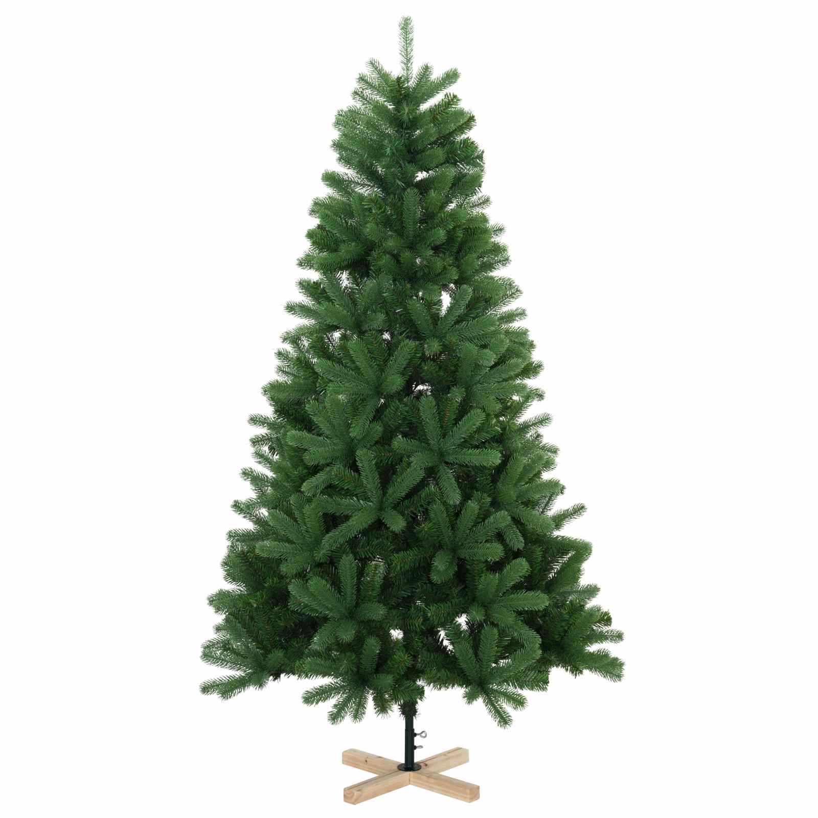 Umetna božična jelka z bučko 240 cm 300 LED Toplo bela PVC