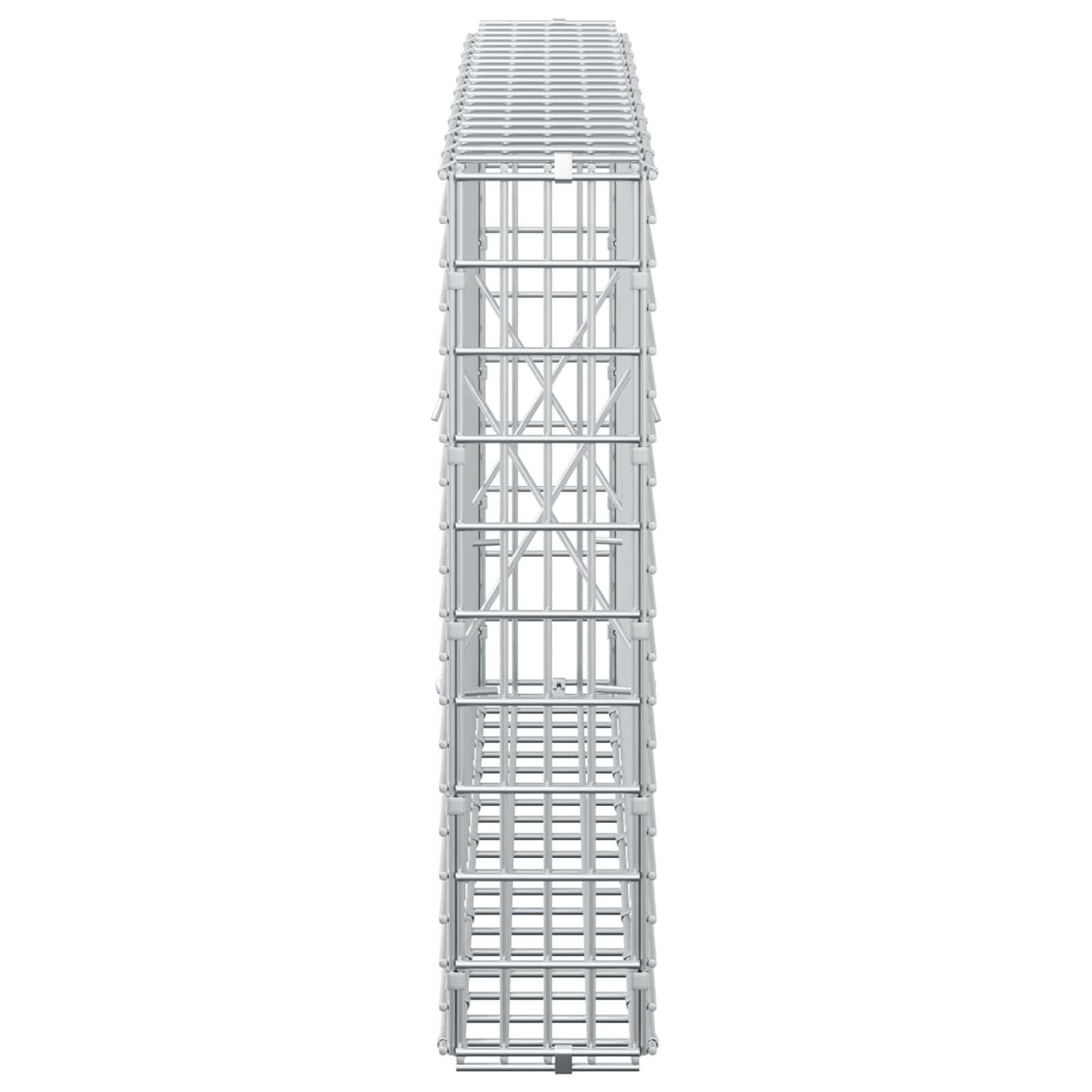 Gabion z žico 3,5 mm in mrežo 5x2,5 cm 100x10x50 cm