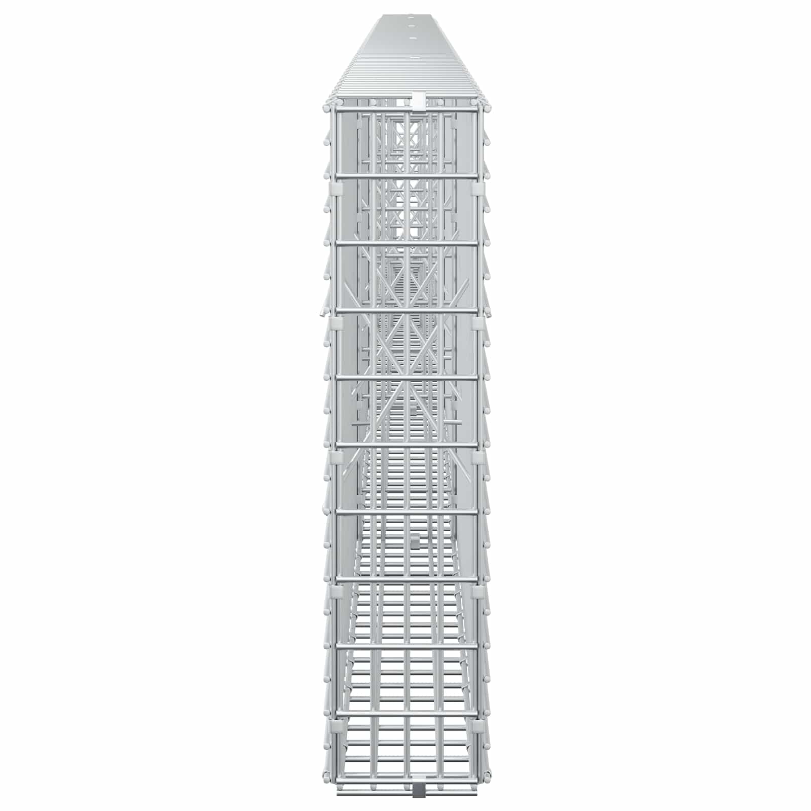 Gabion z žico 3,5 mm in mrežo 5x2,5 cm 450x10x50 cm