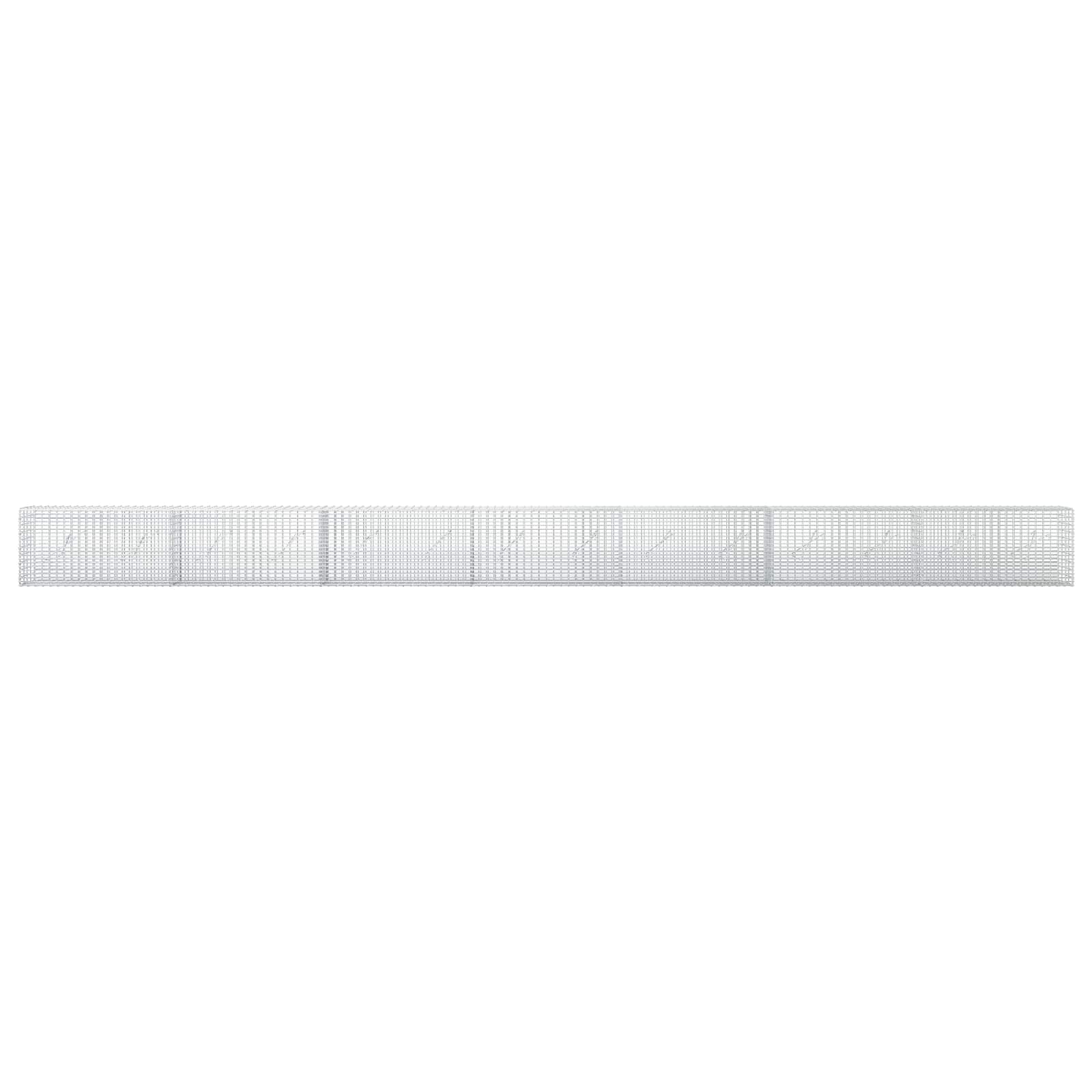 Gabion z žico 3,5 mm in mrežo 5x2,5 cm 700x10x50 cm