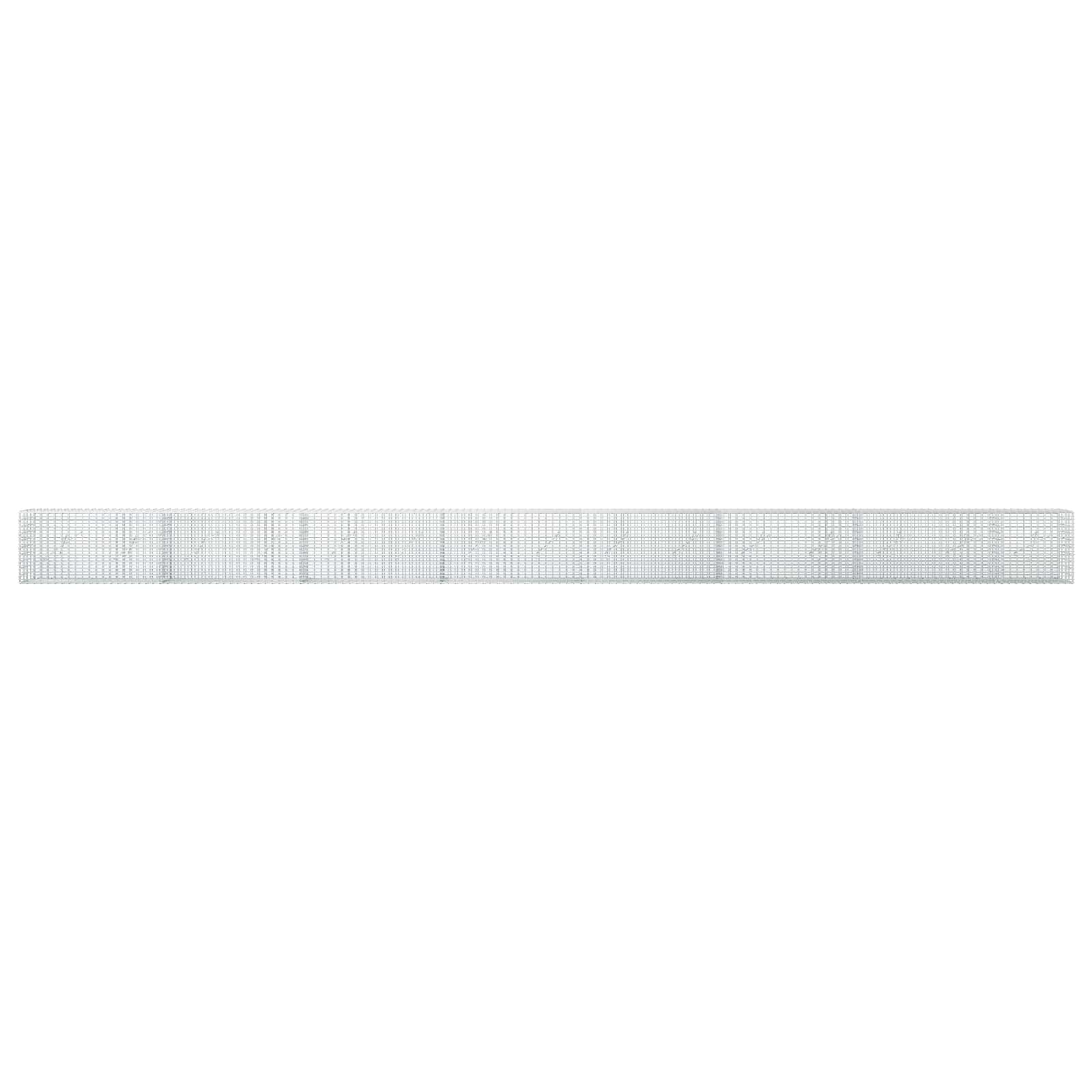 Gabion z žico 3,5 mm in mrežo 5x2,5 cm 750x10x50 cm