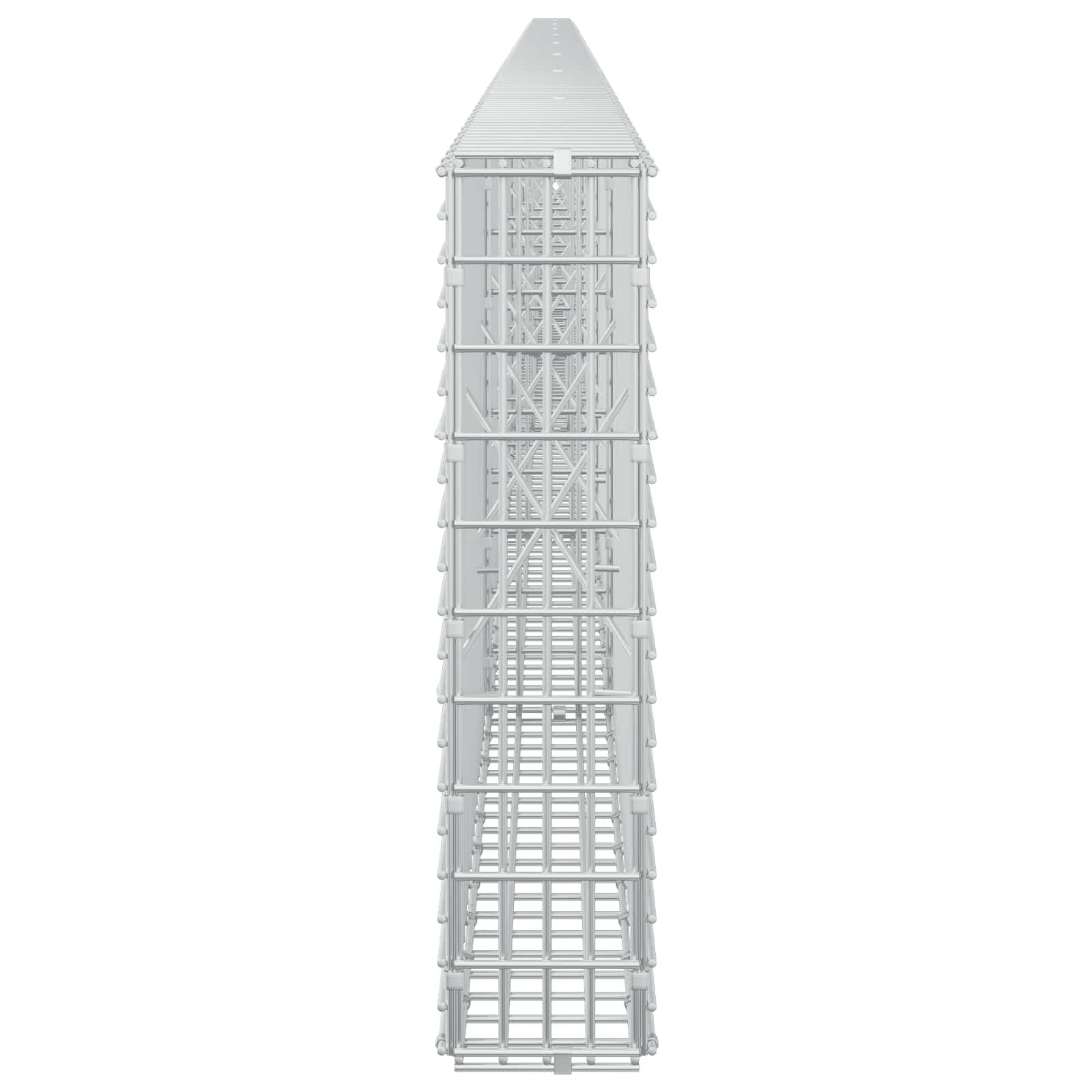 Gabion z žico 3,5 mm in mrežo 5x2,5 cm 850x10x50 cm