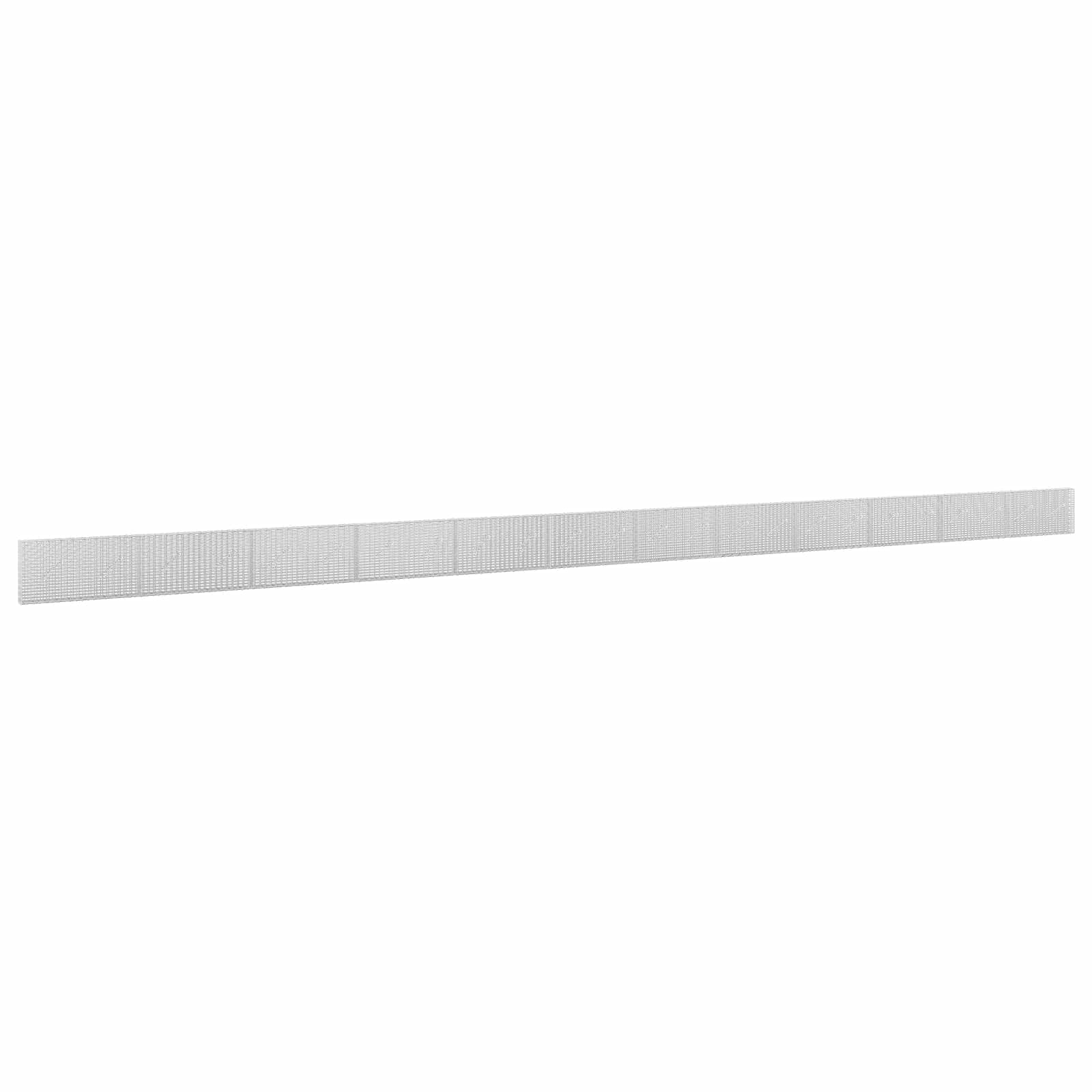 vidaXL Gabion cu Fir de 3,5 mm și Plasă de 5x2,5 cm 1200x10x50 cm