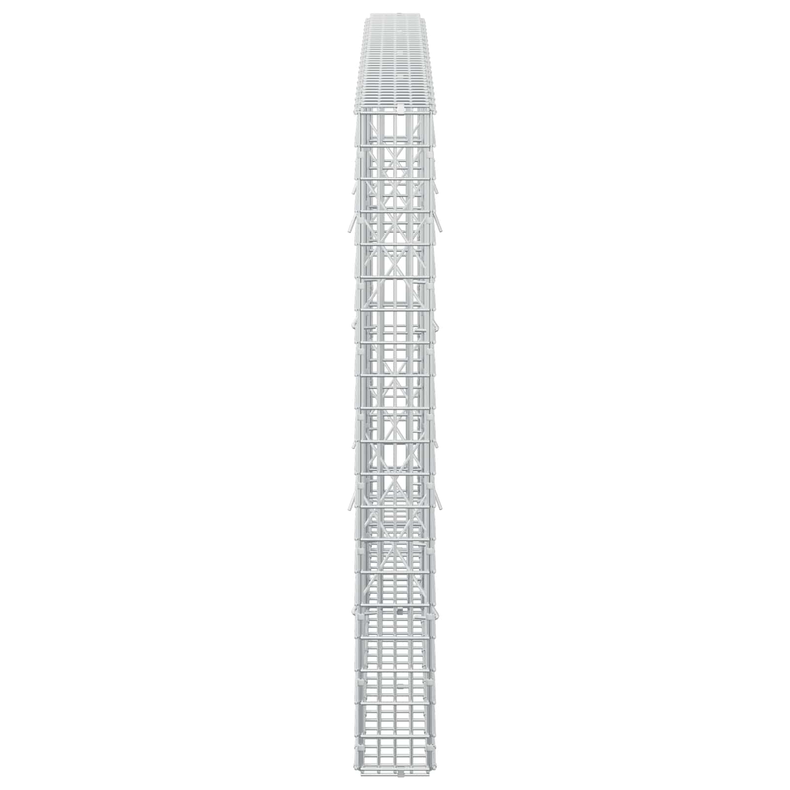 Gabion z žico 3,5 mm in mrežo 5x2,5 cm 200x10x100 cm