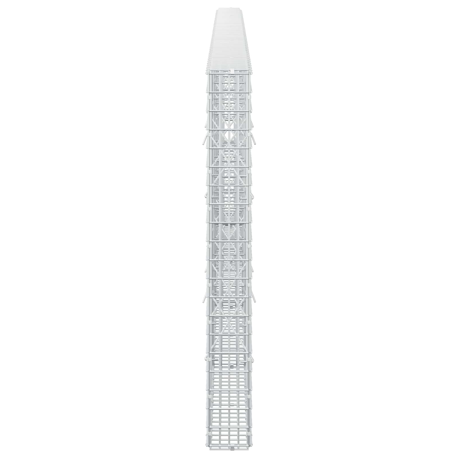 Gabion z žico 3,5 mm in mrežo 5x2,5 cm 450x10x100 cm