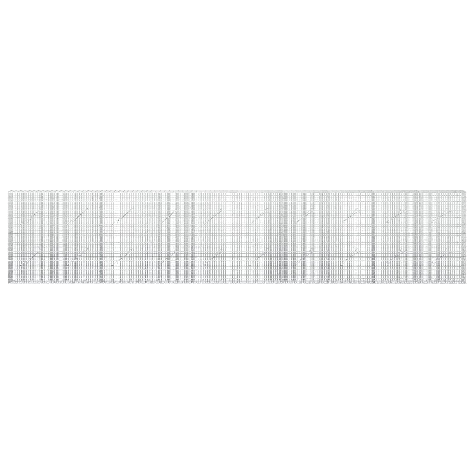 Gabion z žico 3,5 mm in mrežo 5x2,5 cm 500x10x100 cm