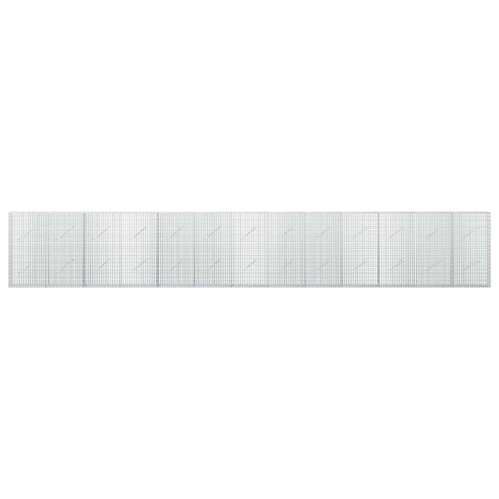 Gabion z žico 3,5 mm in mrežo 5x2,5 cm 650x10x100 cm