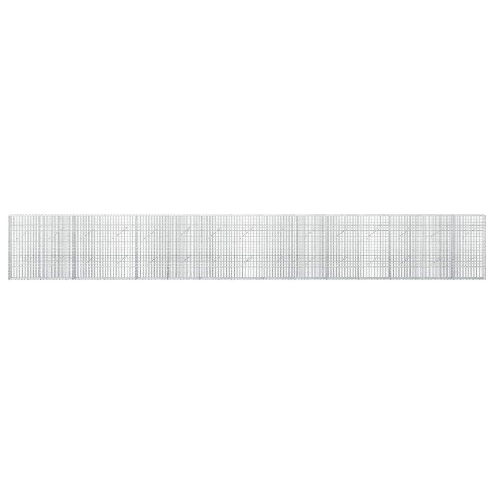 Gabion z žico 3,5 mm in mrežo 5x2,5 cm 750x10x100 cm