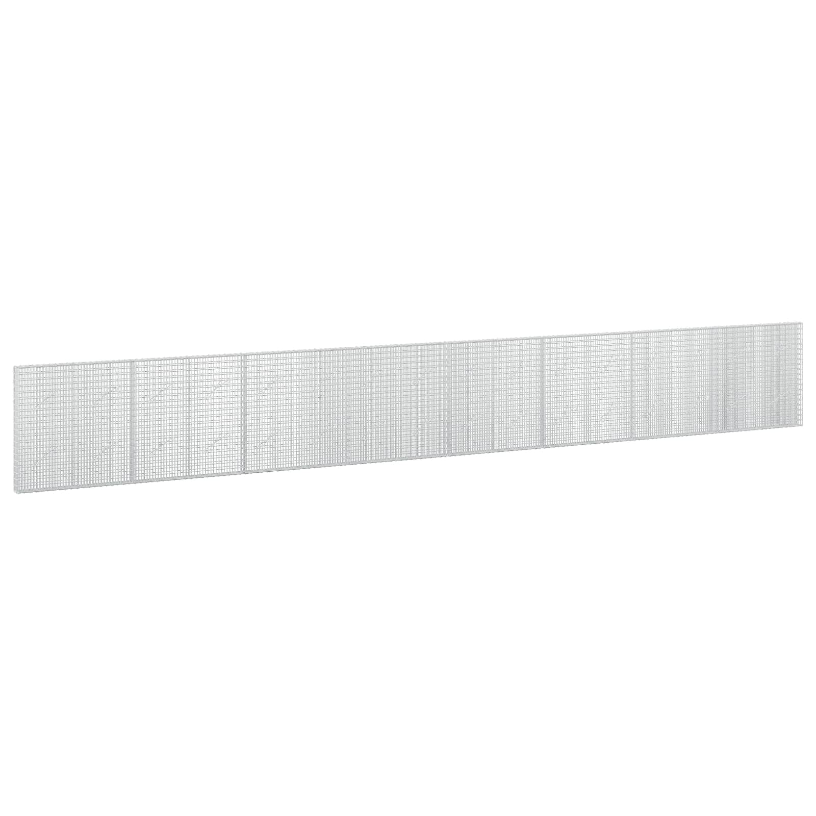 vidaXL Gabion cu Fir de 3,5 mm și Plasă de 5x2,5 cm 800x10x100 cm