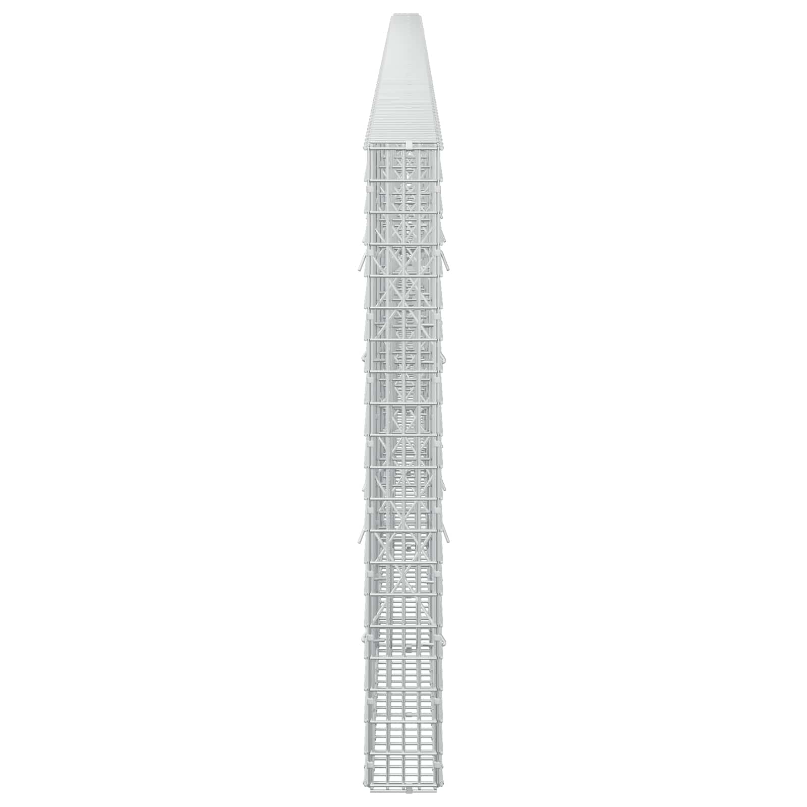 Gabion z žico 3,5 mm in mrežo 5x2,5 cm 850x10x100 cm