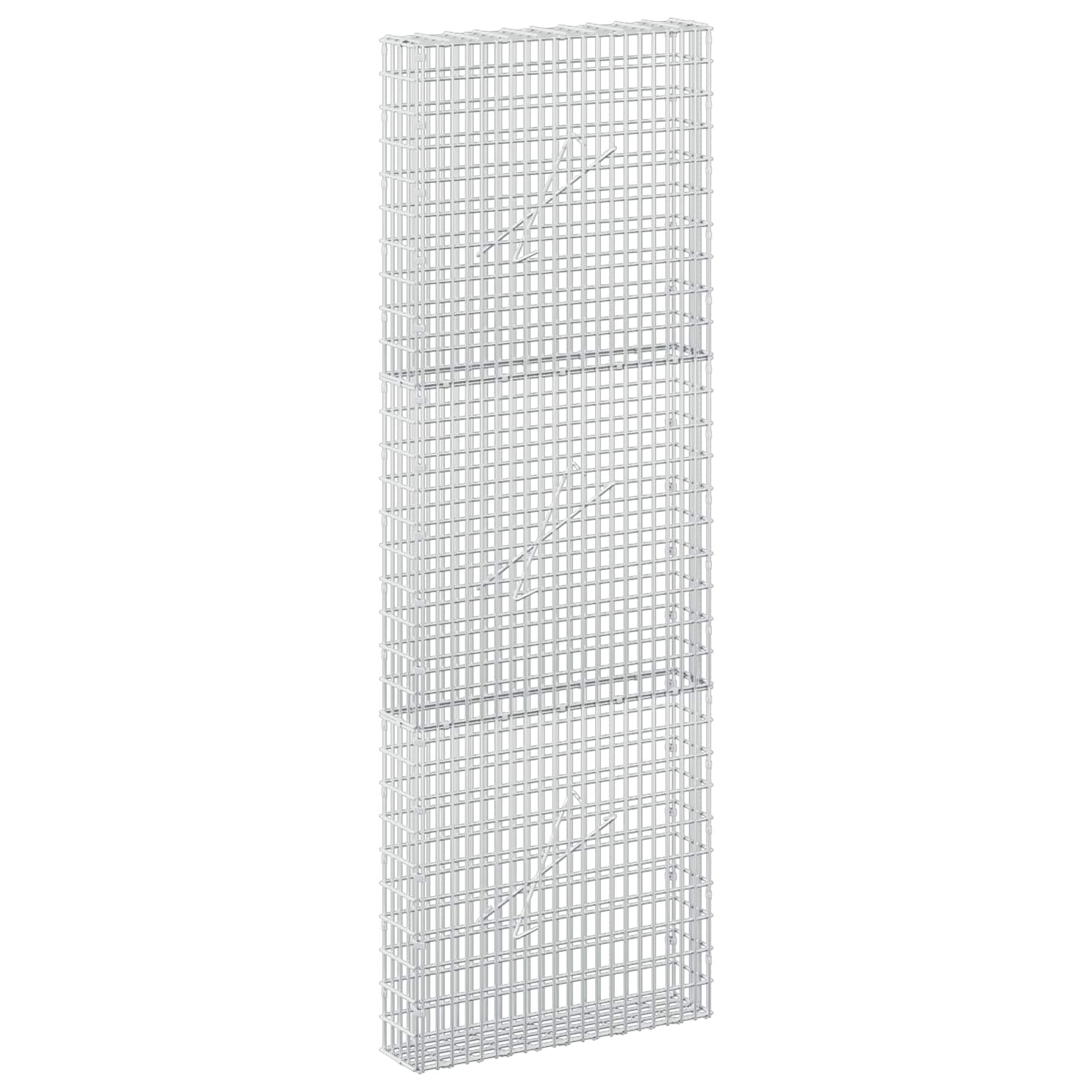 Gabion z žico 3,5 mm in mrežo 5x2,5 cm 50x10x150 cm