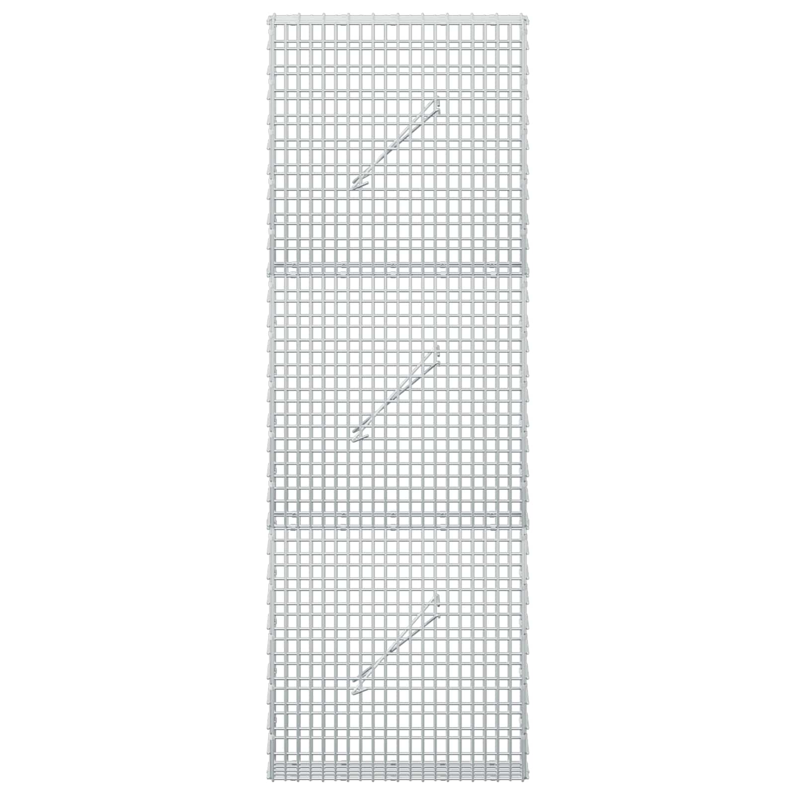 Gabion z žico 3,5 mm in mrežo 5x2,5 cm 50x10x150 cm