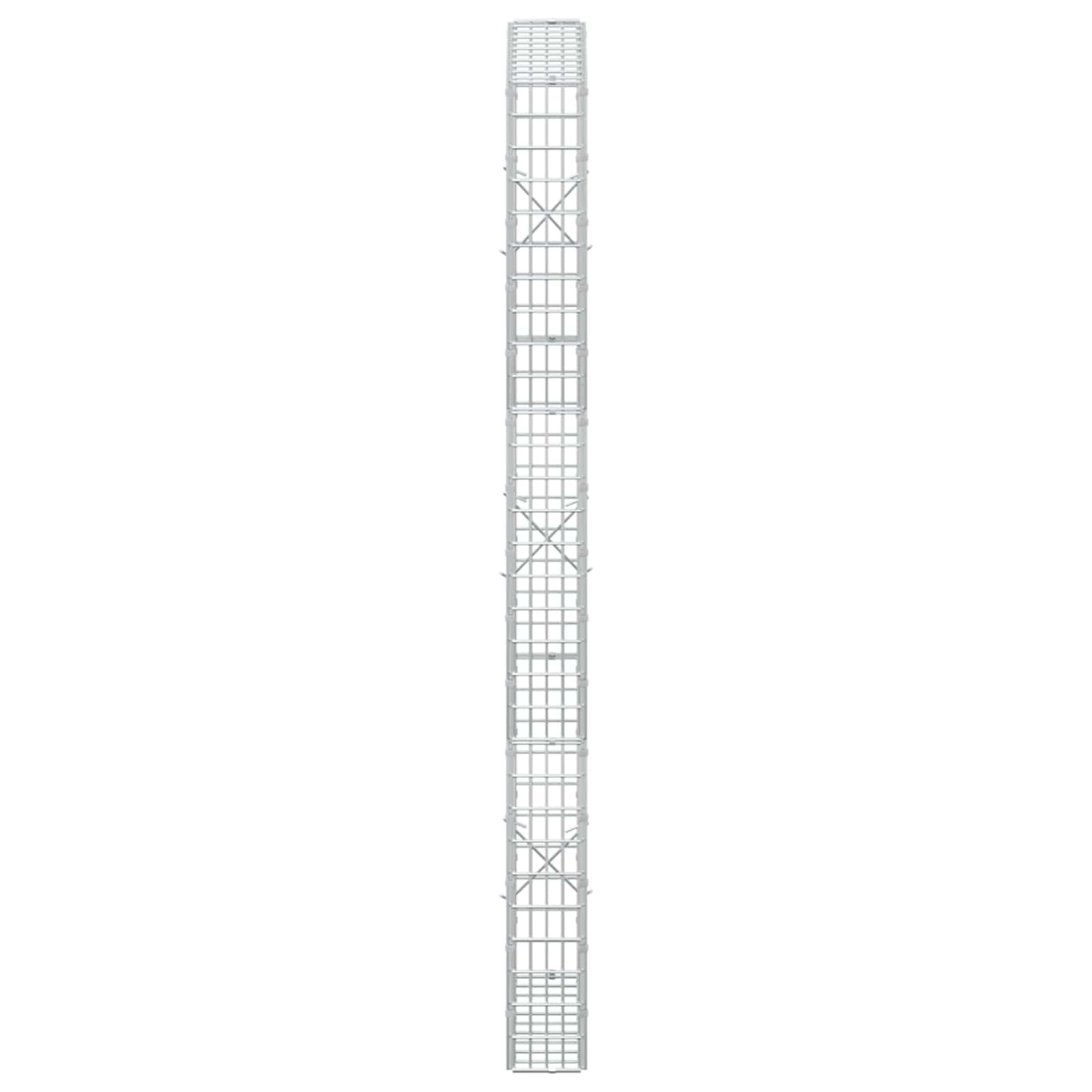 Gabion z žico 3,5 mm in mrežo 5x2,5 cm 50x10x150 cm