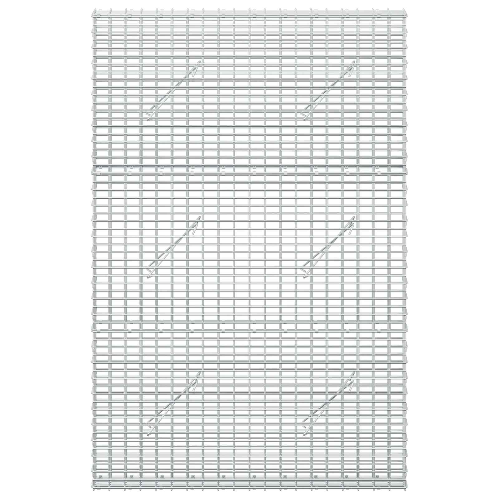 Gabion z žico 3,5 mm in mrežo 5x2,5 cm 100x10x150 cm