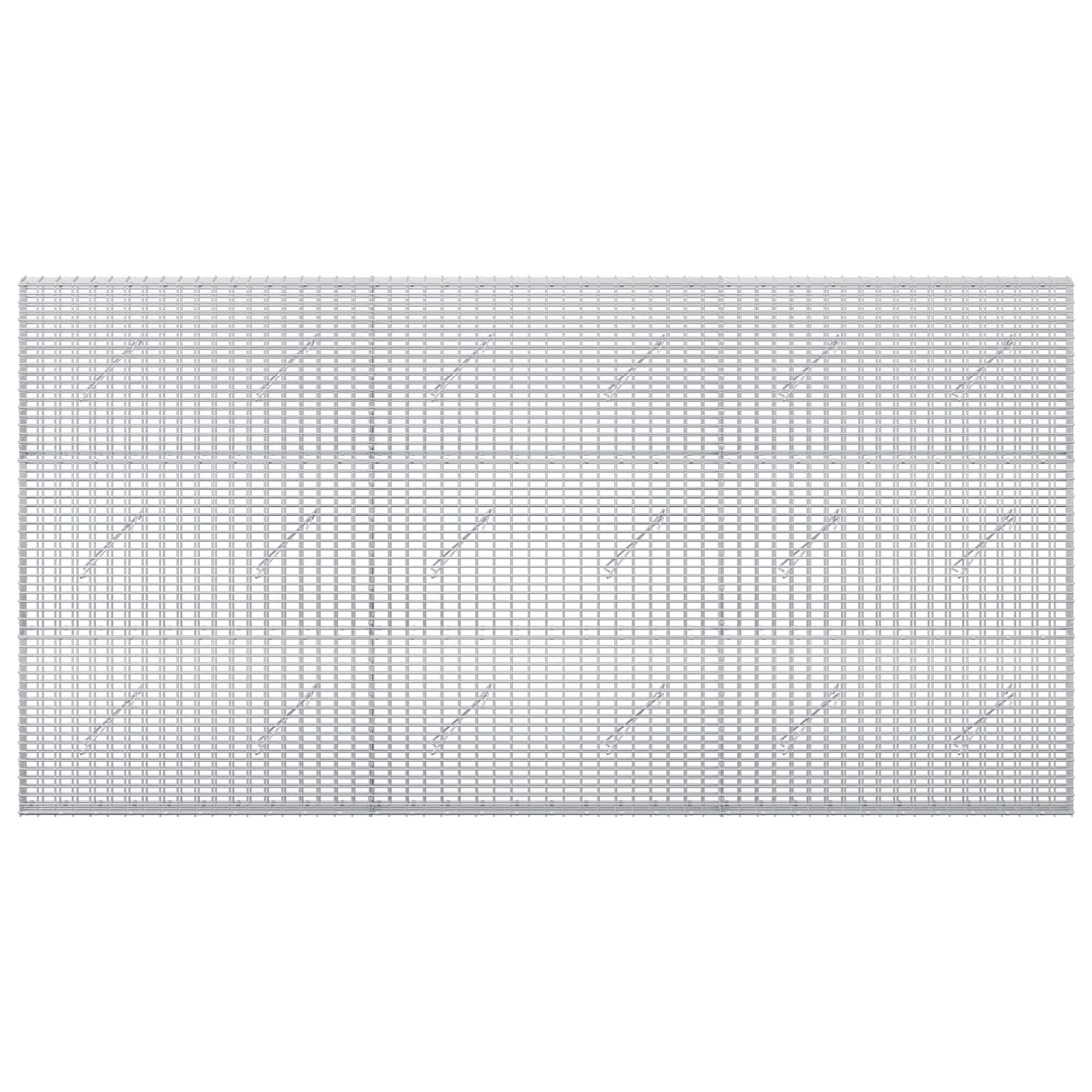 Gabion z žico 3,5 mm in mrežo 5x2,5 cm 300x10x150 cm