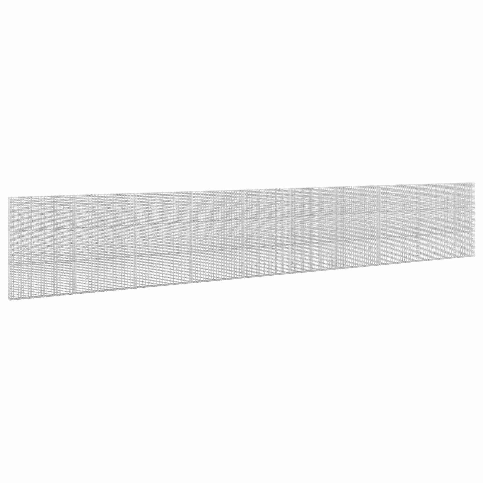 vidaXL Gabion cu Fir de 3,5 mm și Plasă de 5x2,5 cm 950x10x150 cm