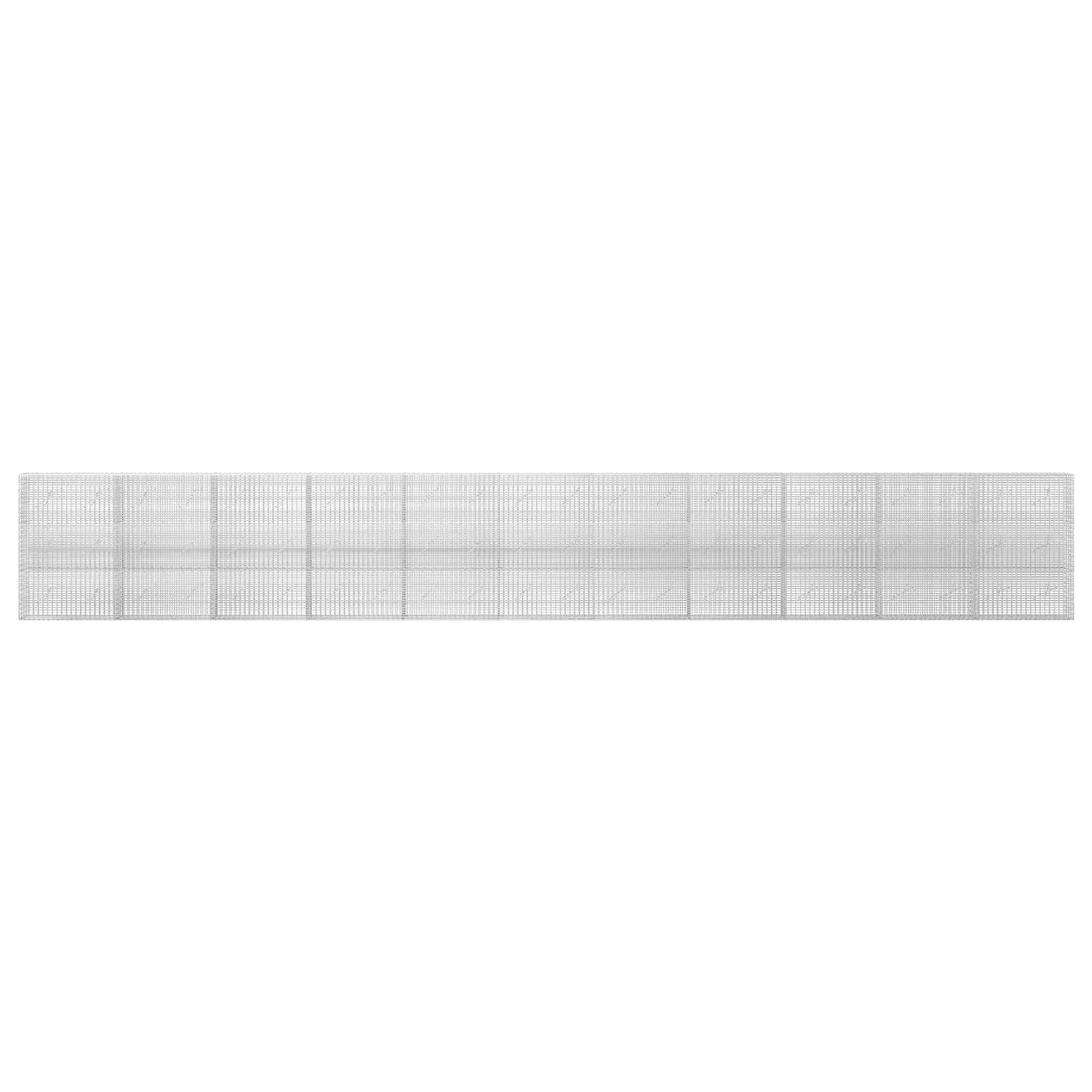 Gabion z žico 3,5 mm in mrežo 5x2,5 cm 1100x10x150 cm