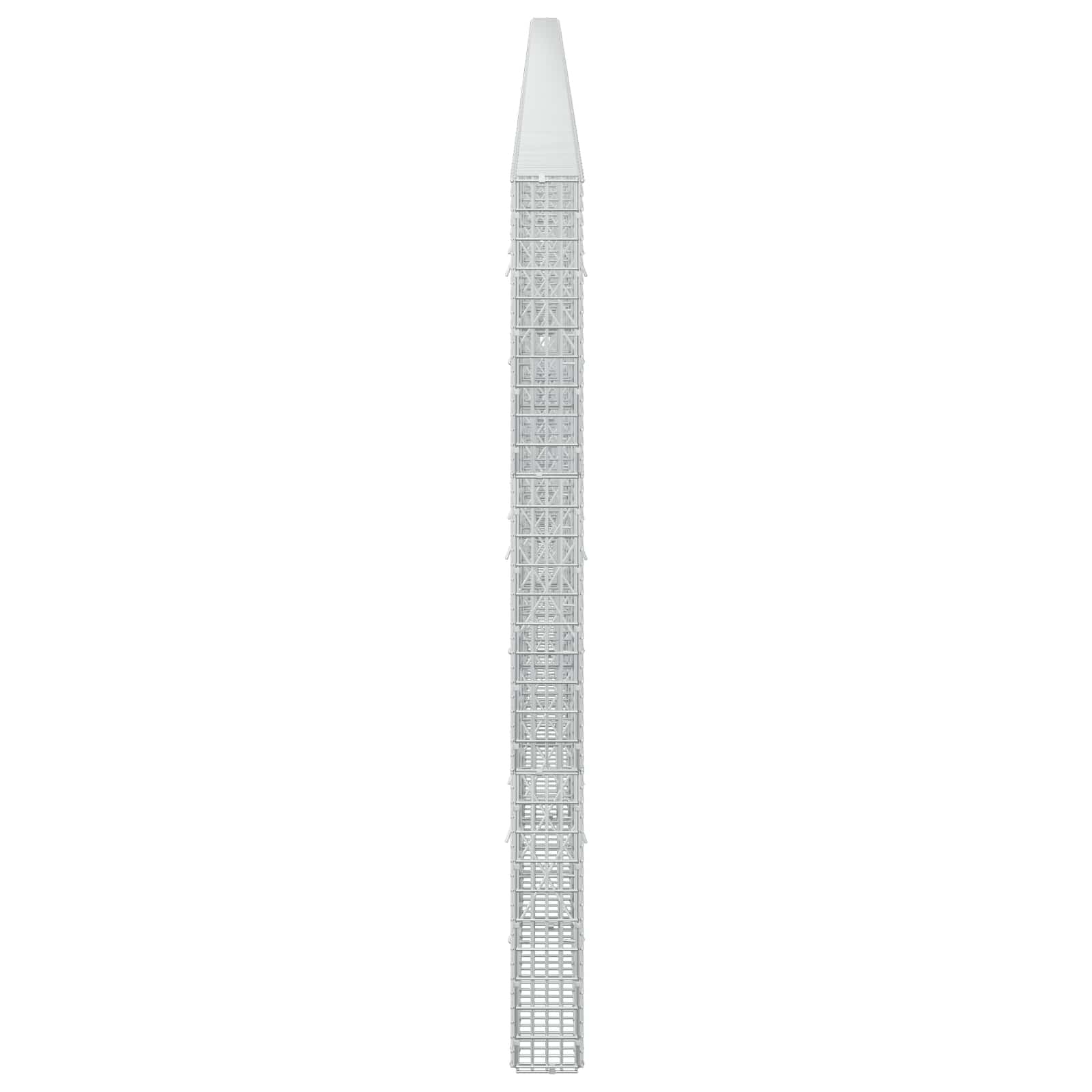 Gabion z žico 3,5 mm in mrežo 5x2,5 cm 1150x10x150 cm