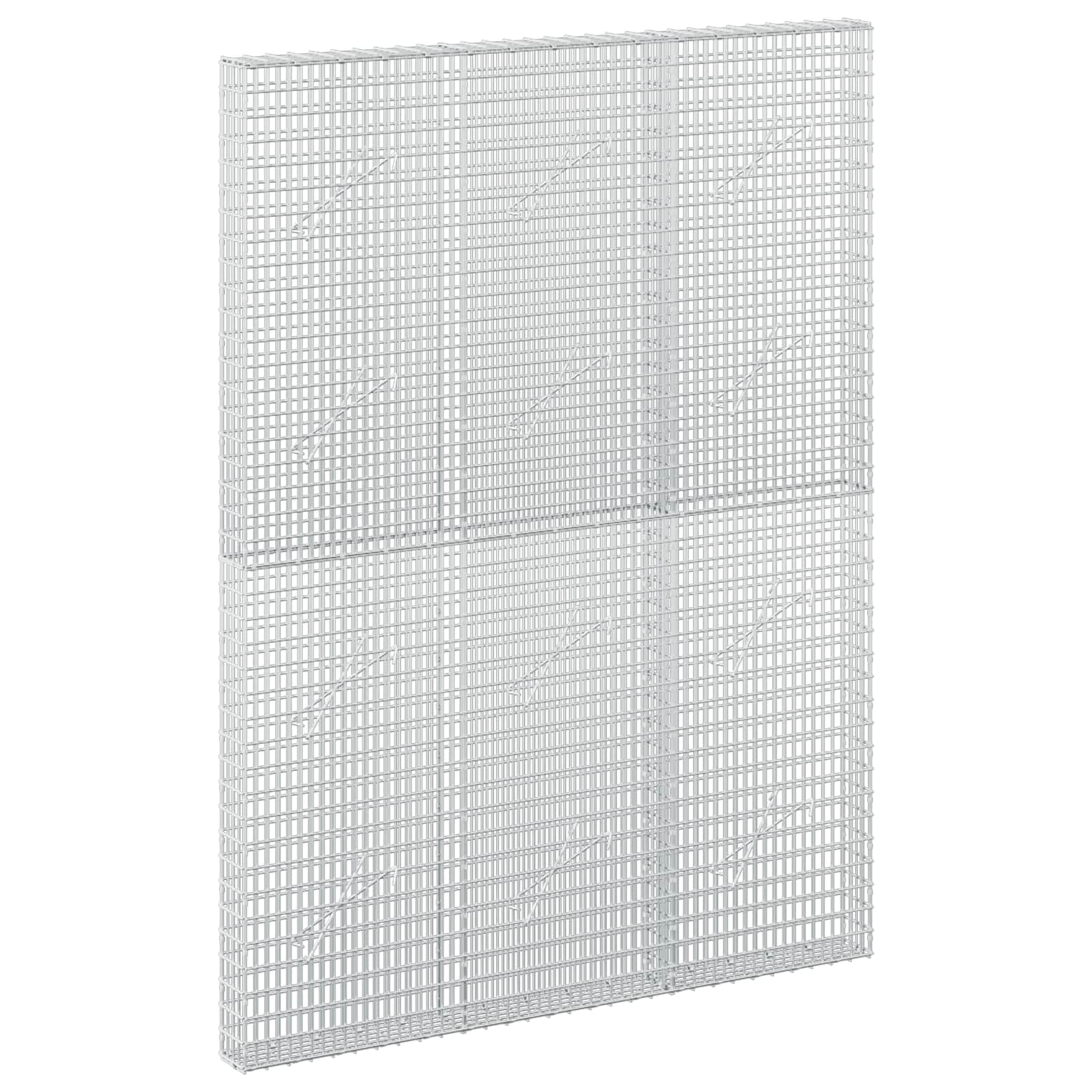 Gabion z žico 3,5 mm in mrežo 5x2,5 cm 150x10x200 cm