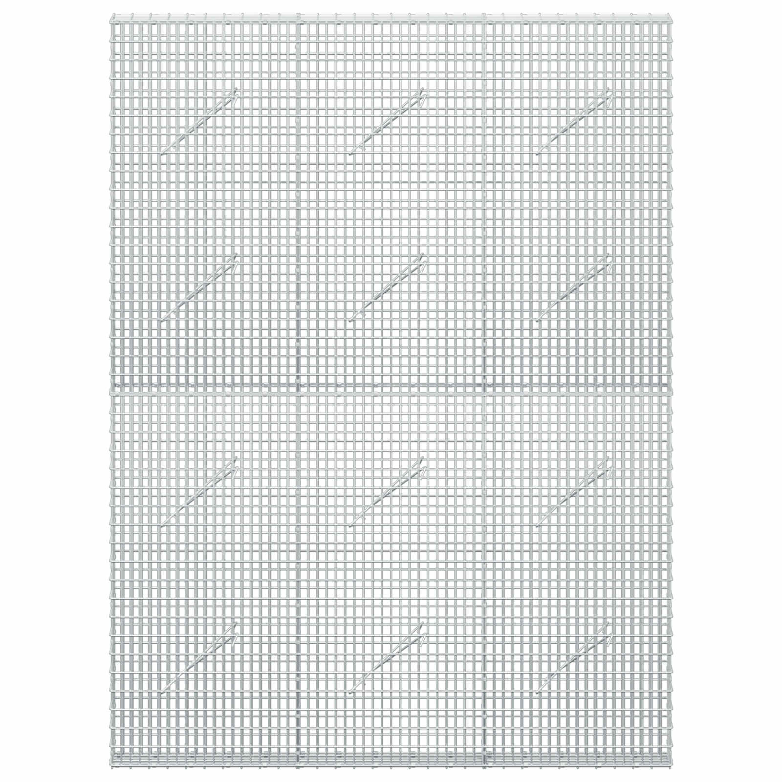 Gabion z žico 3,5 mm in mrežo 5x2,5 cm 150x10x200 cm