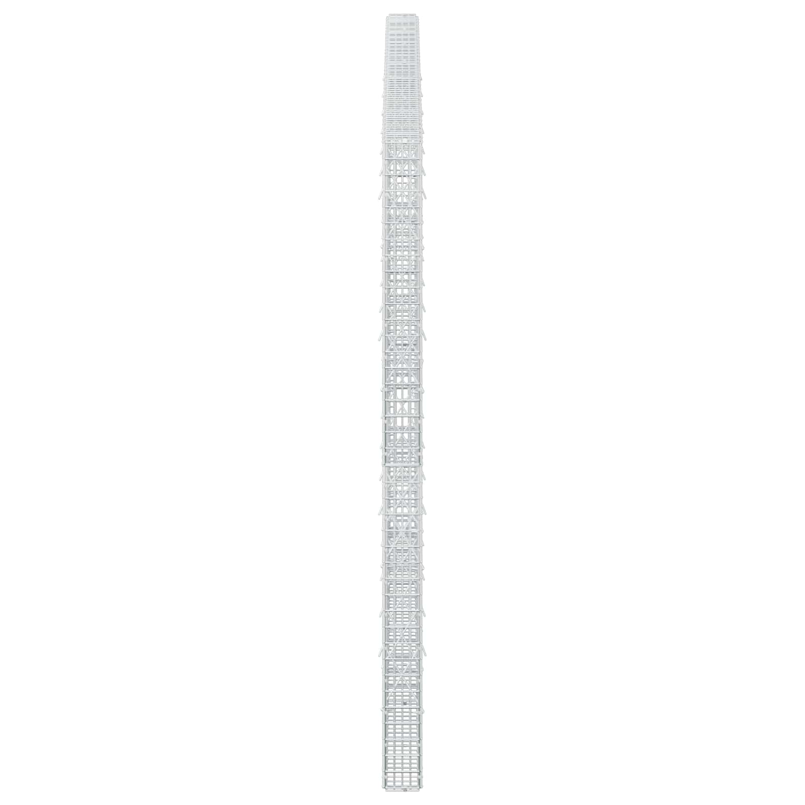 Gabion z žico 3,5 mm in mrežo 5x2,5 cm 350x10x200 cm
