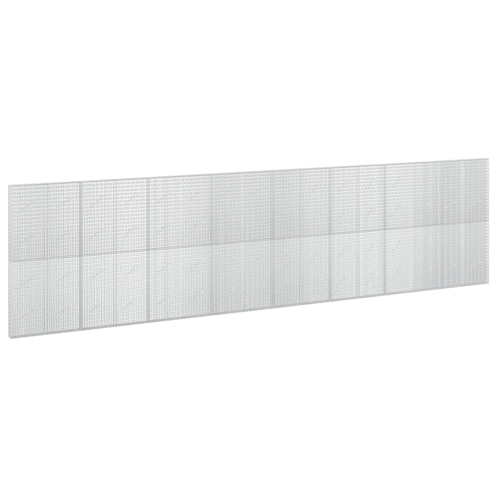 vidaXL Gabion cu Fir de 3,5 mm și Plasă de 5x2,5 cm 800x10x200 cm