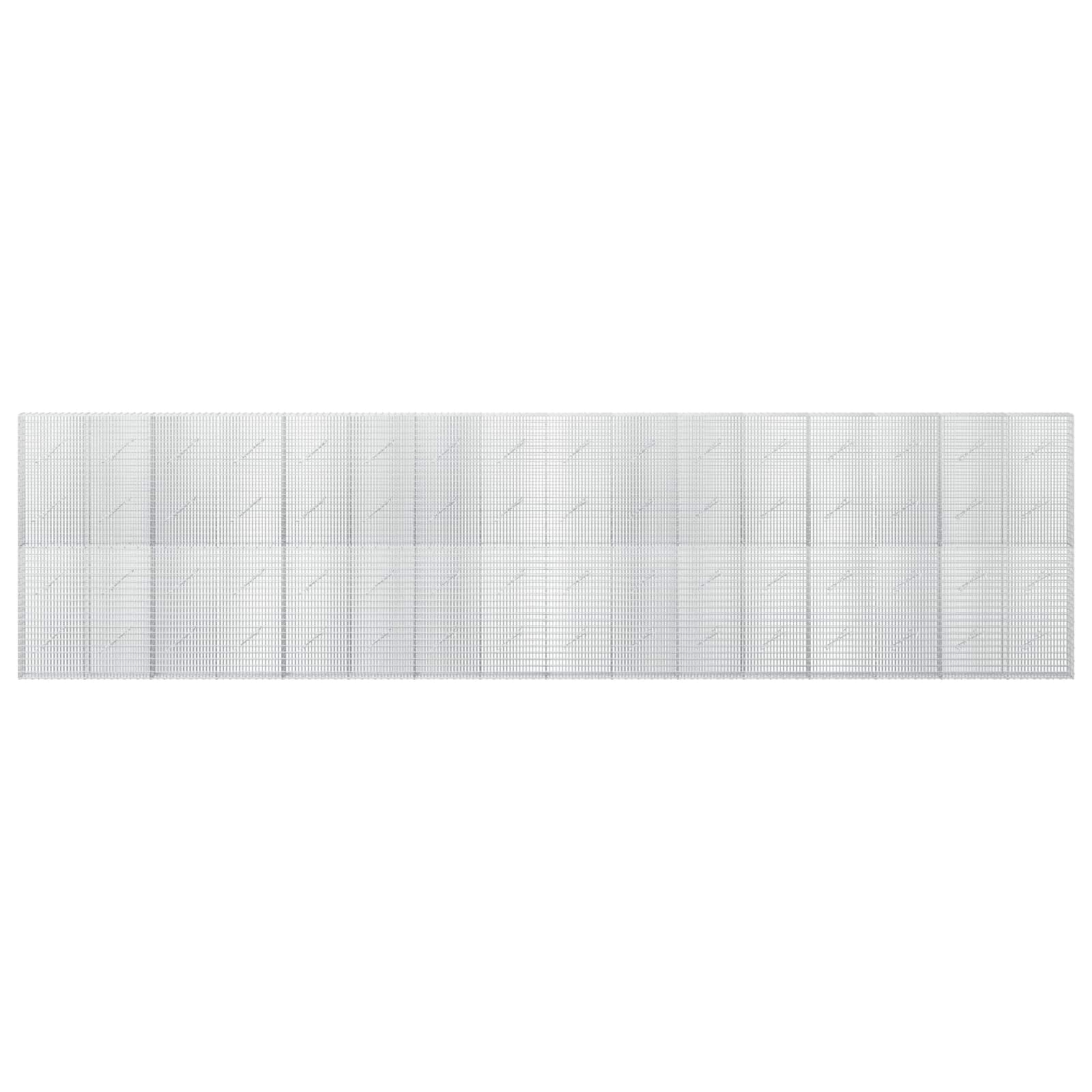 Gabion z žico 3,5 mm in mrežo 5x2,5 cm 800x10x200 cm