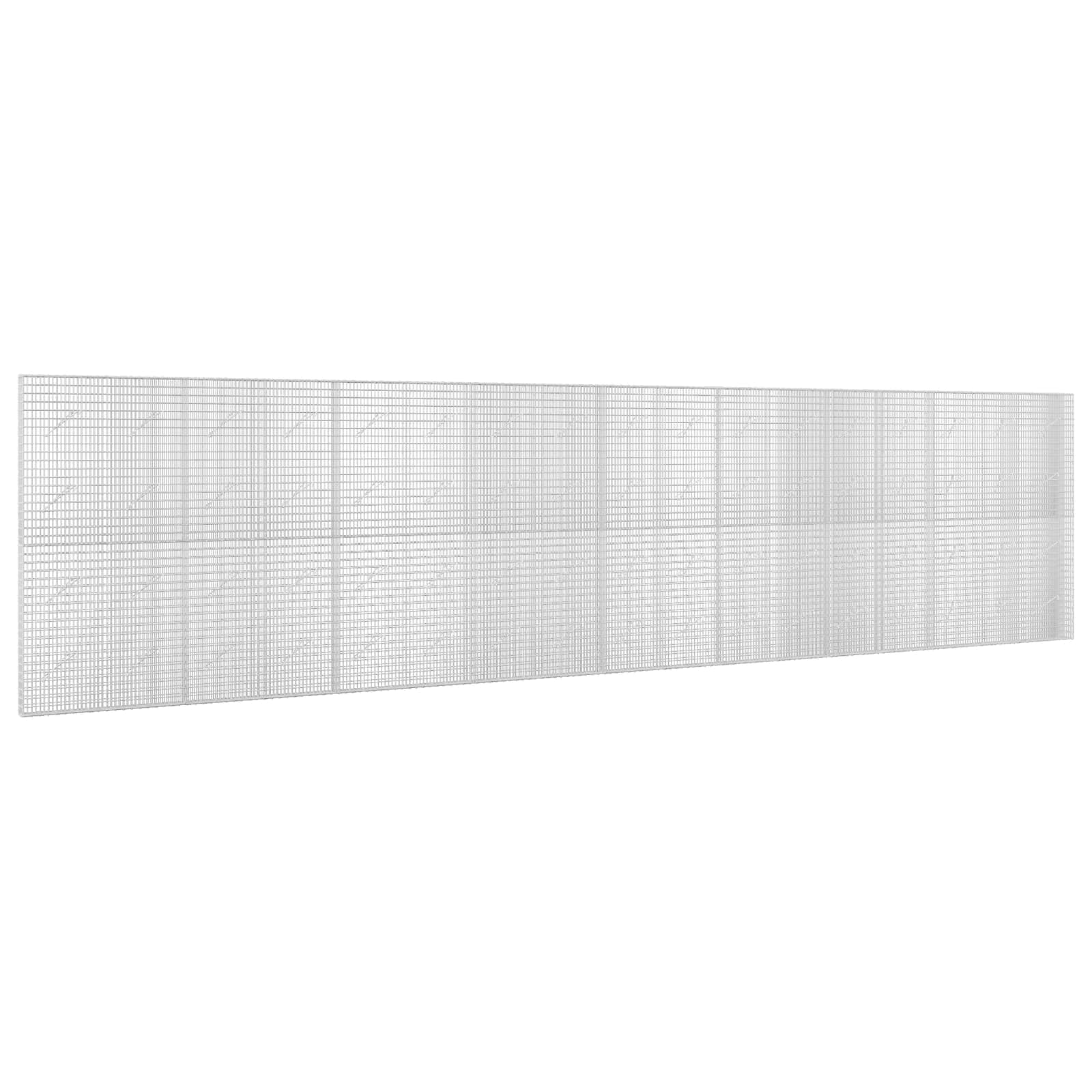 vidaXL Gabion cu Fir de 3,5 mm și Plasă de 5x2,5 cm 850x10x200 cm