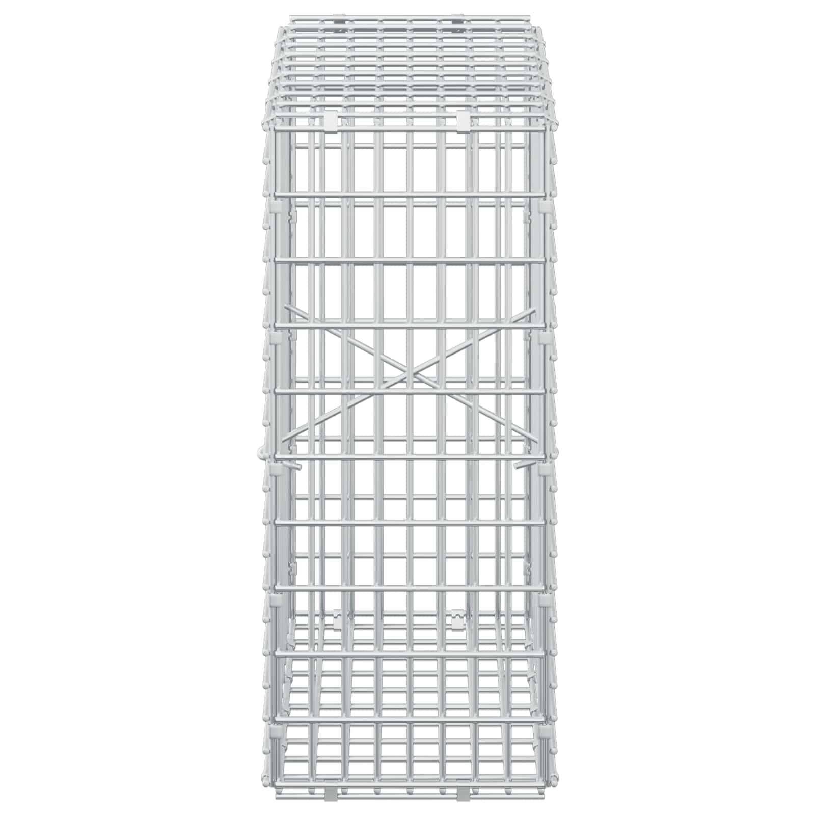 Gabion z žico 3,5 mm in mrežo 5x2,5 cm 50x20x50 cm