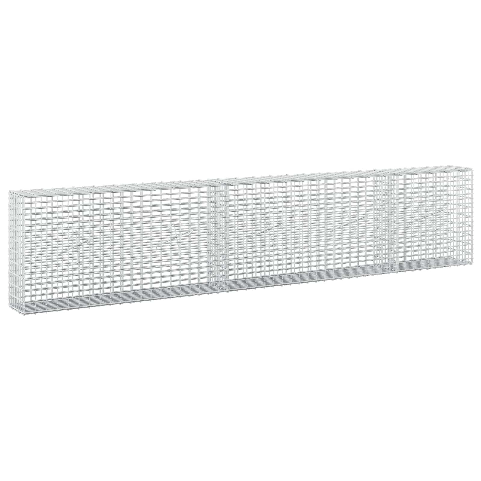 Gabion z žico 3,5 mm in mrežo 5x2,5 cm 250x20x50 cm