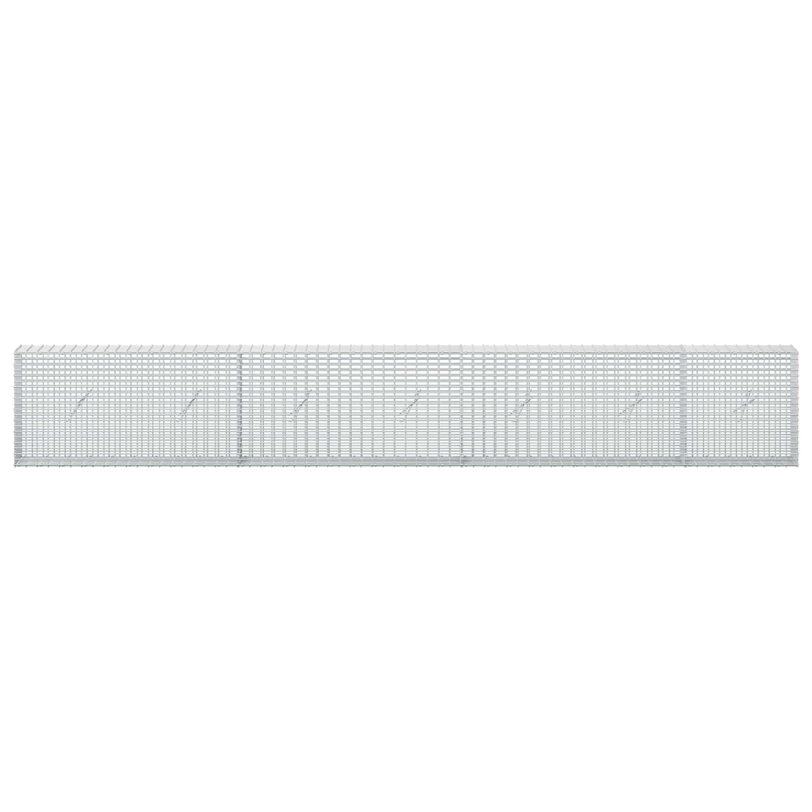 Gabion z žico 3,5 mm in mrežo 5x2,5 cm 350x20x50 cm