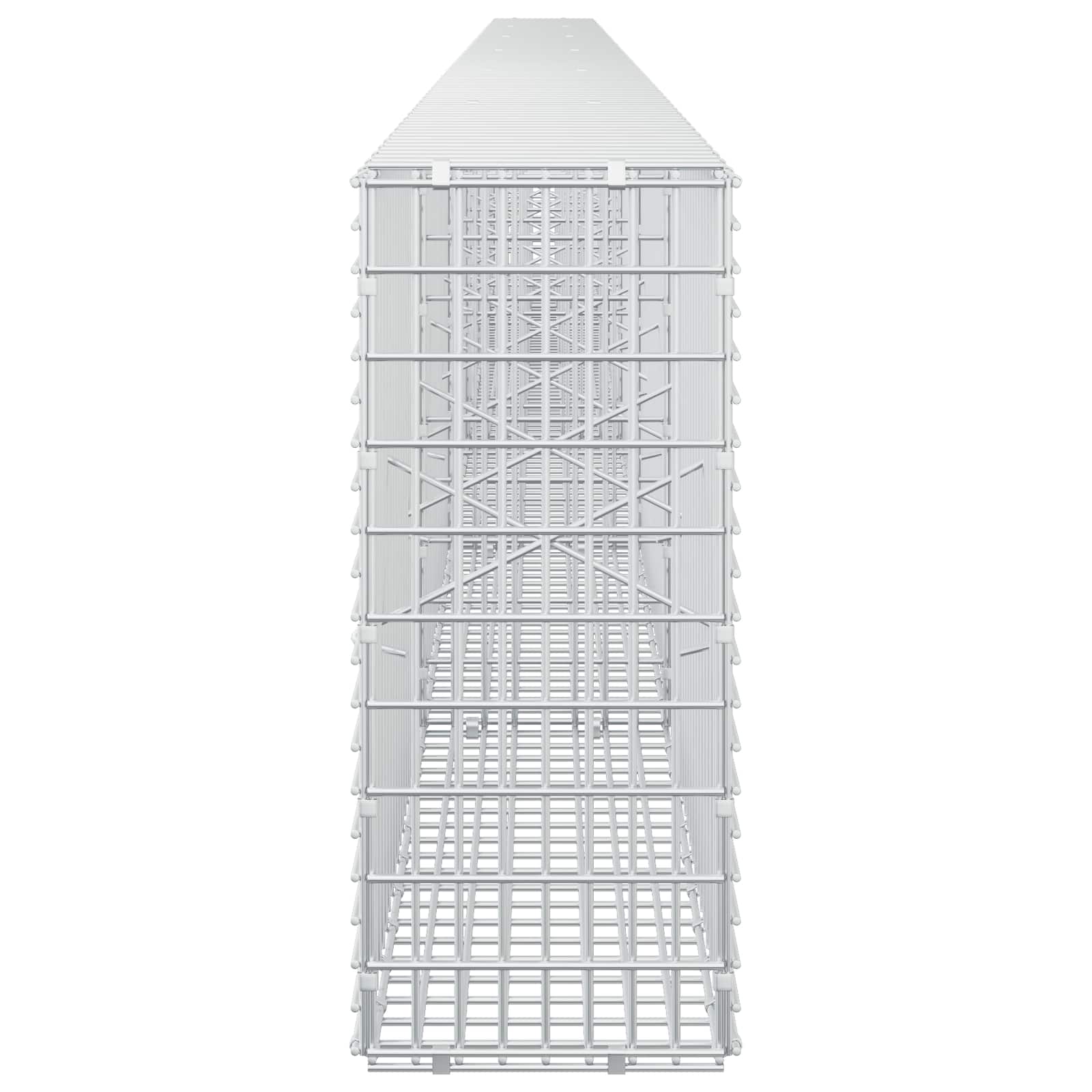 Gabion z žico 3,5 mm in mrežo 5x2,5 cm 600x20x50 cm