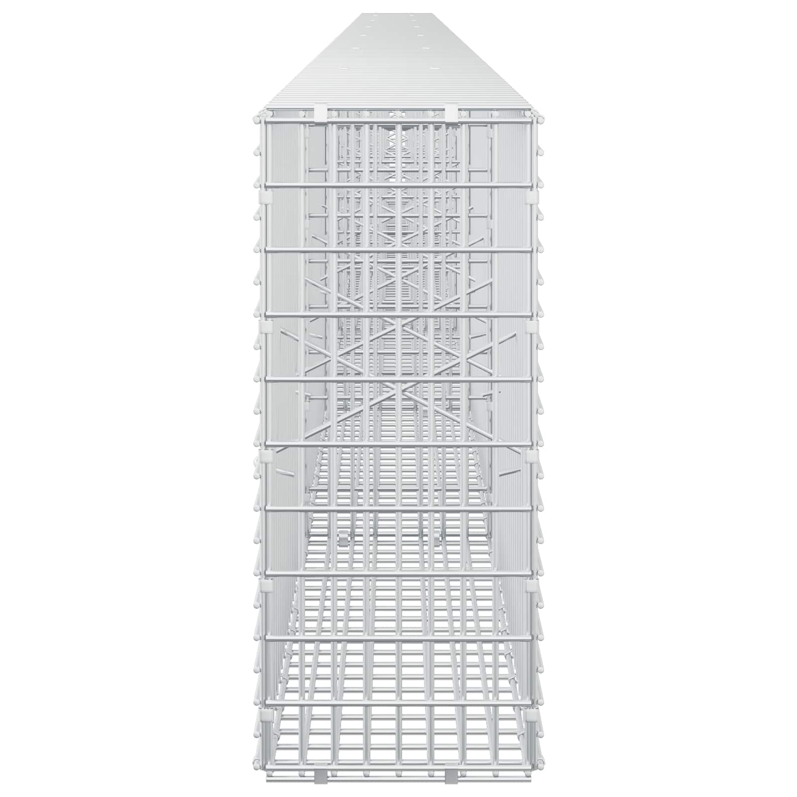 Gabion z žico 3,5 mm in mrežo 5x2,5 cm 650x20x50 cm