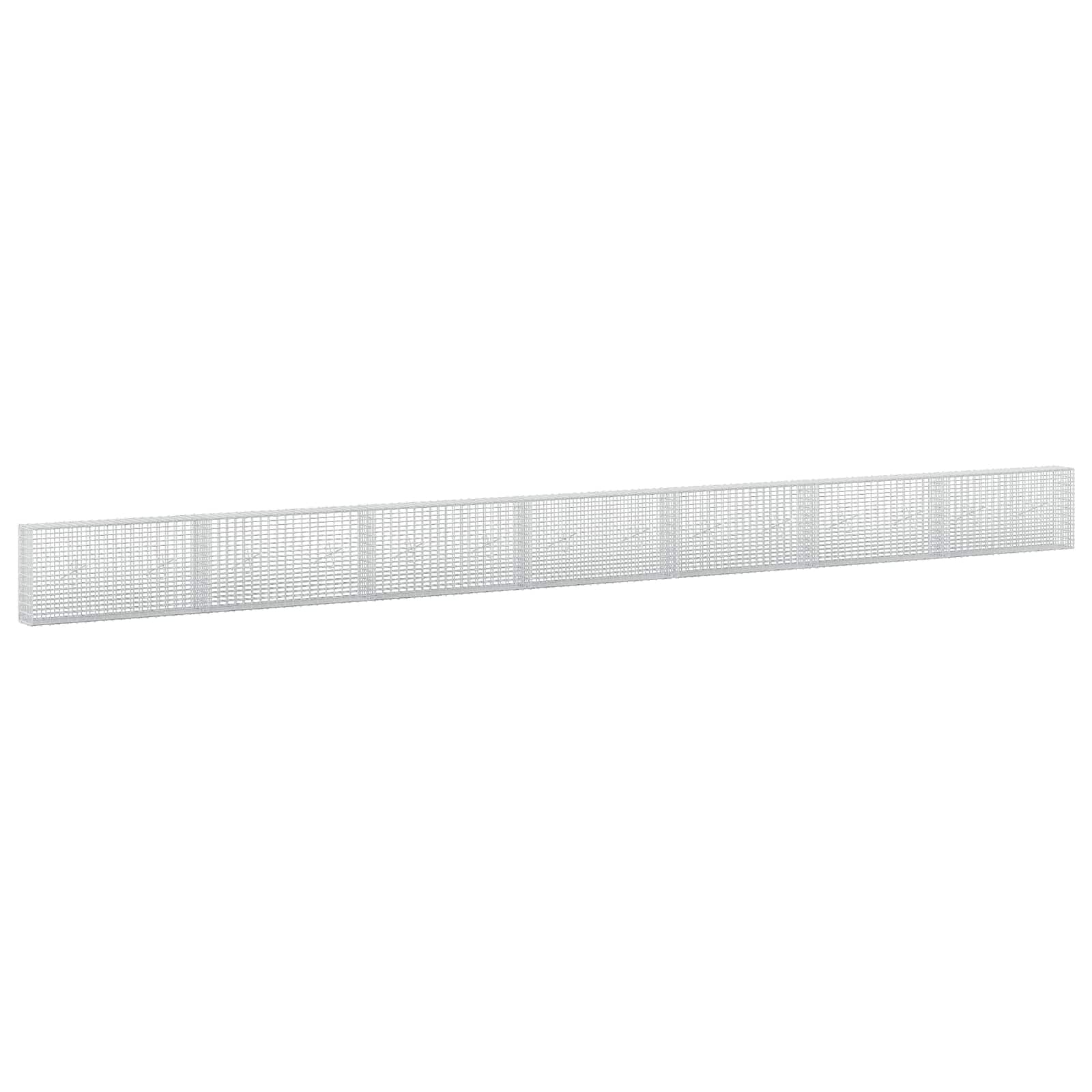 Gabion z žico 3,5 mm in mrežo 5x2,5 cm 700x20x50 cm