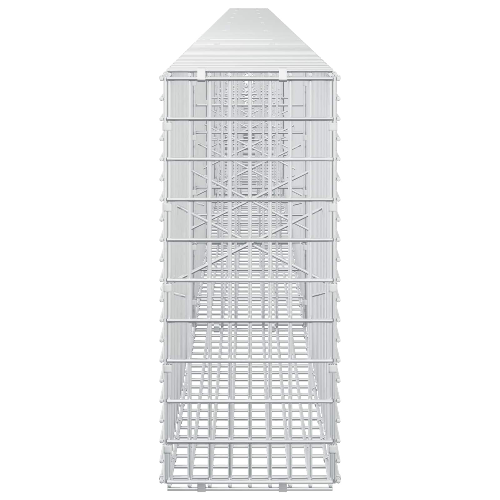 Gabion z žico 3,5 mm in mrežo 5x2,5 cm 700x20x50 cm