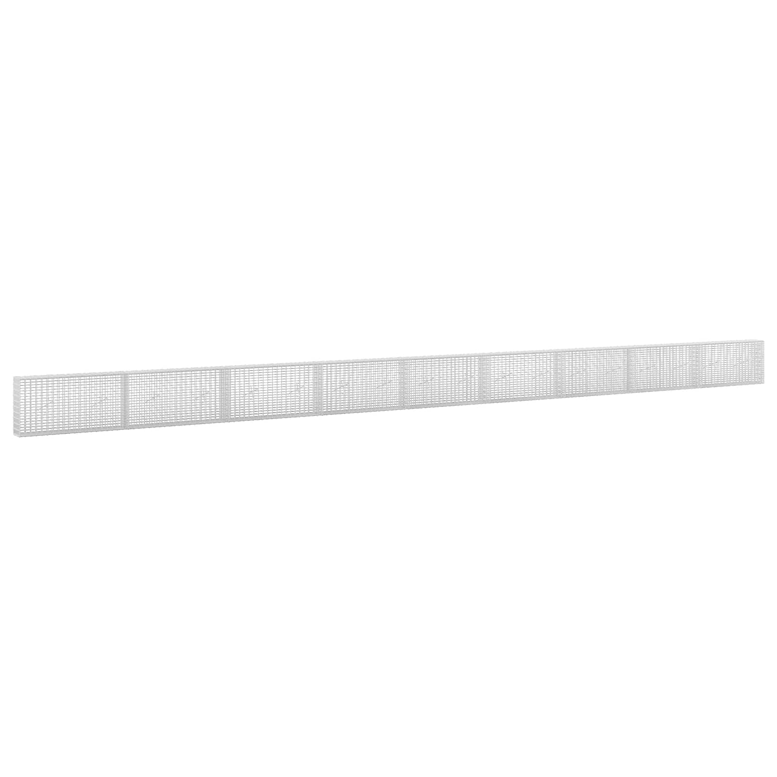 Gabion z žico 3,5 mm in mrežo 5x2,5 cm 900x20x50 cm