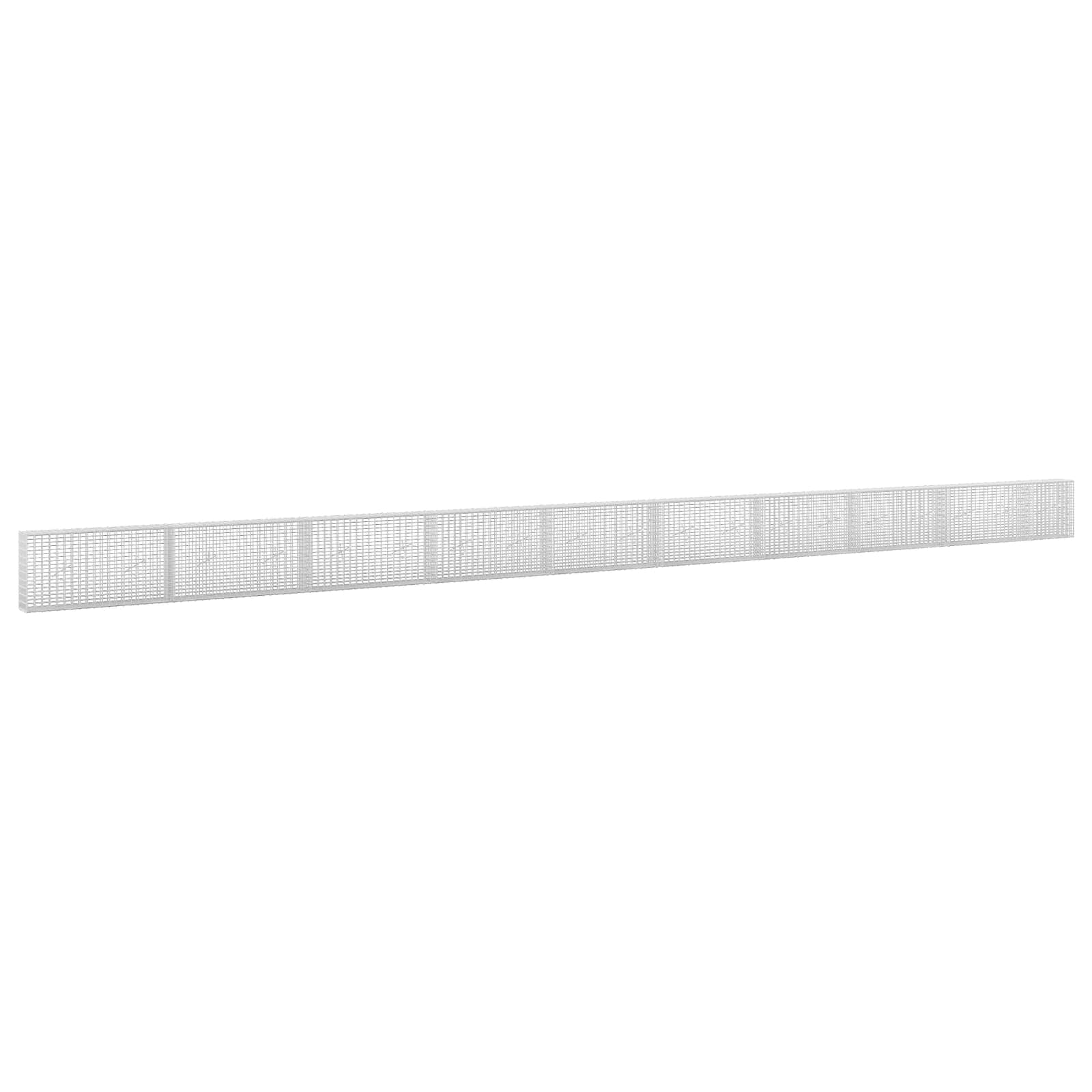 Gabion z žico 3,5 mm in mrežo 5x2,5 cm 950x20x50 cm