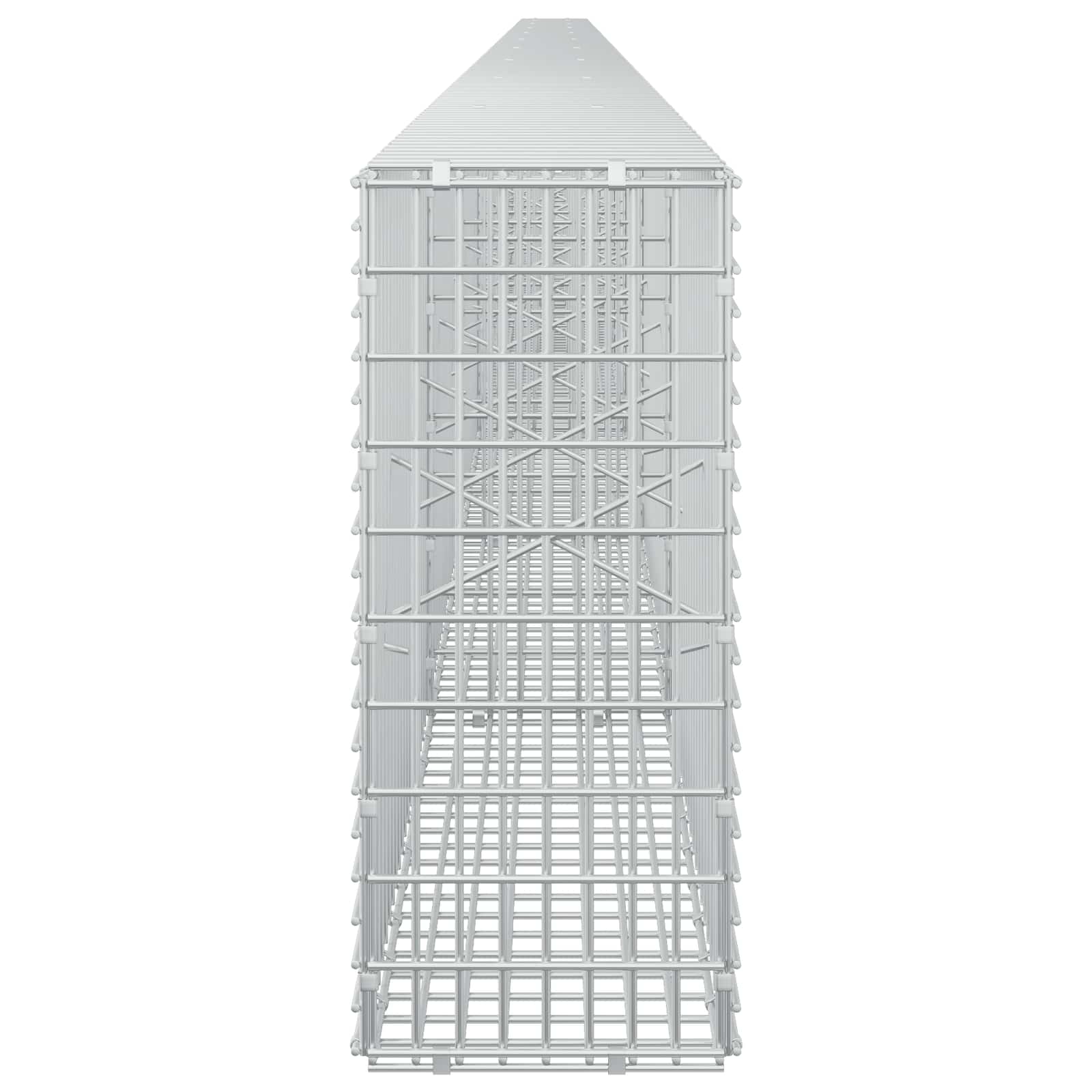 Gabion z žico 3,5 mm in mrežo 5x2,5 cm 950x20x50 cm