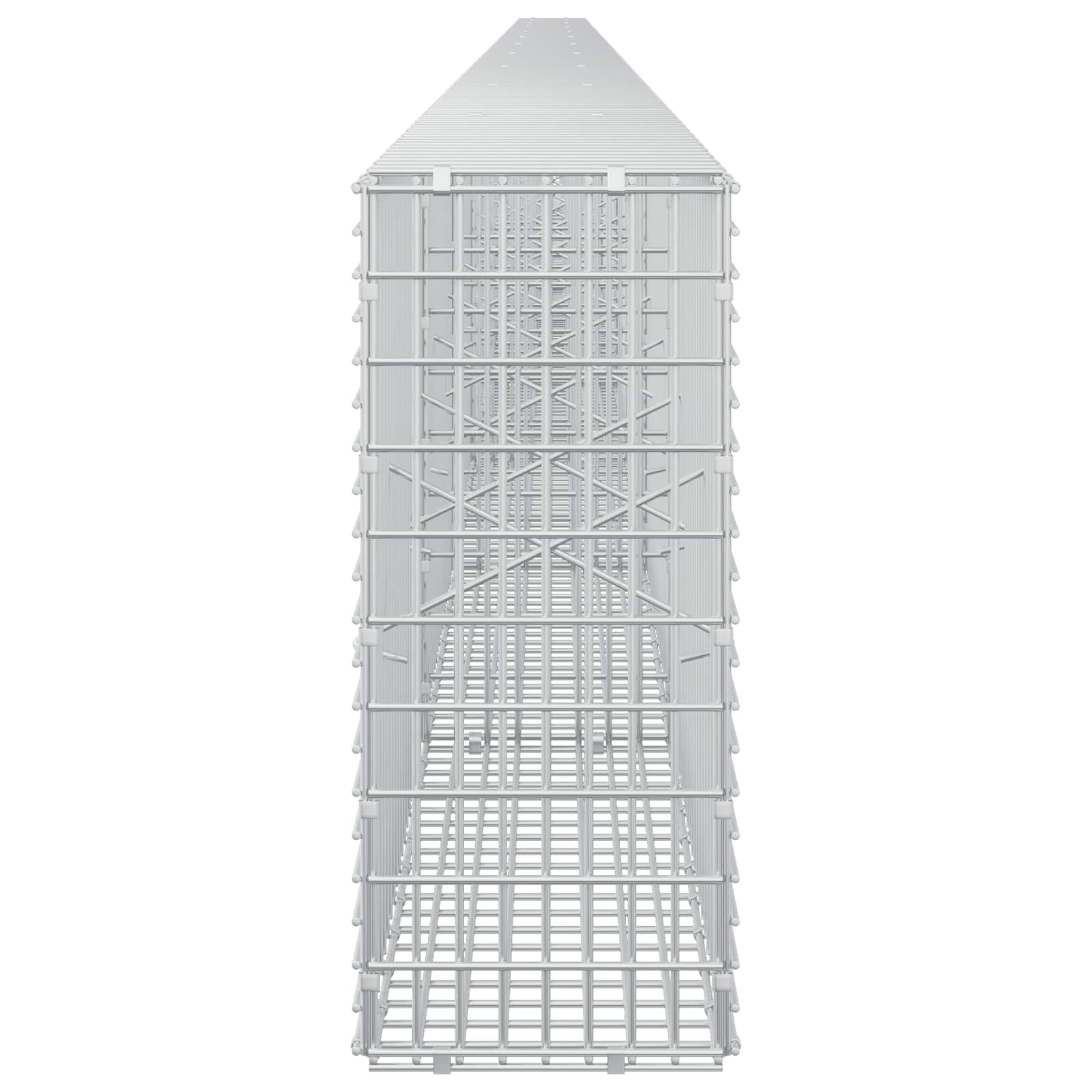 Gabion z žico 3,5 mm in mrežo 5x2,5 cm 1050x20x50 cm