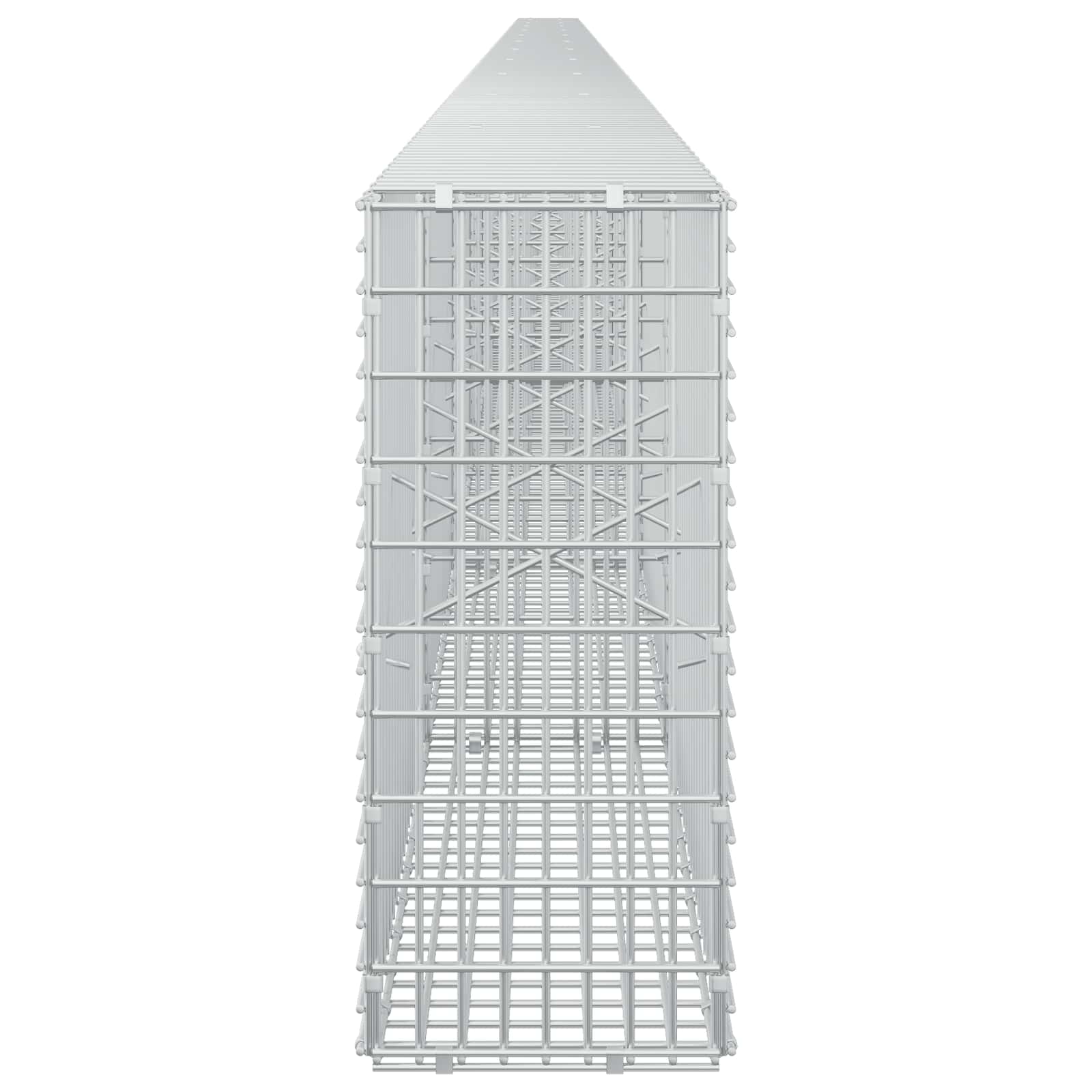 Gabion z žico 3,5 mm in mrežo 5x2,5 cm 1150x20x50 cm