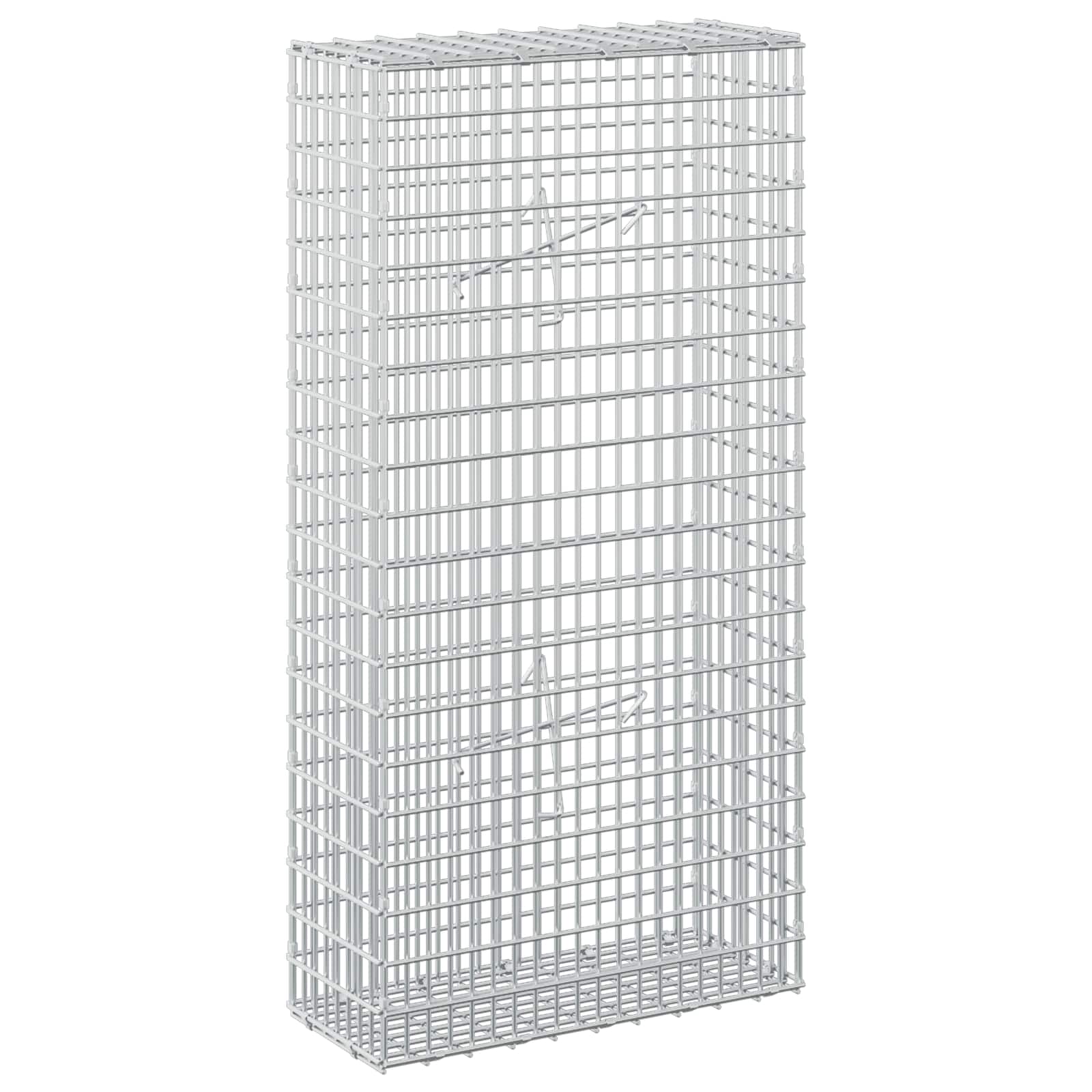 Gabion z žico 3,5 mm in mrežo 5x2,5 cm 50x20x100 cm