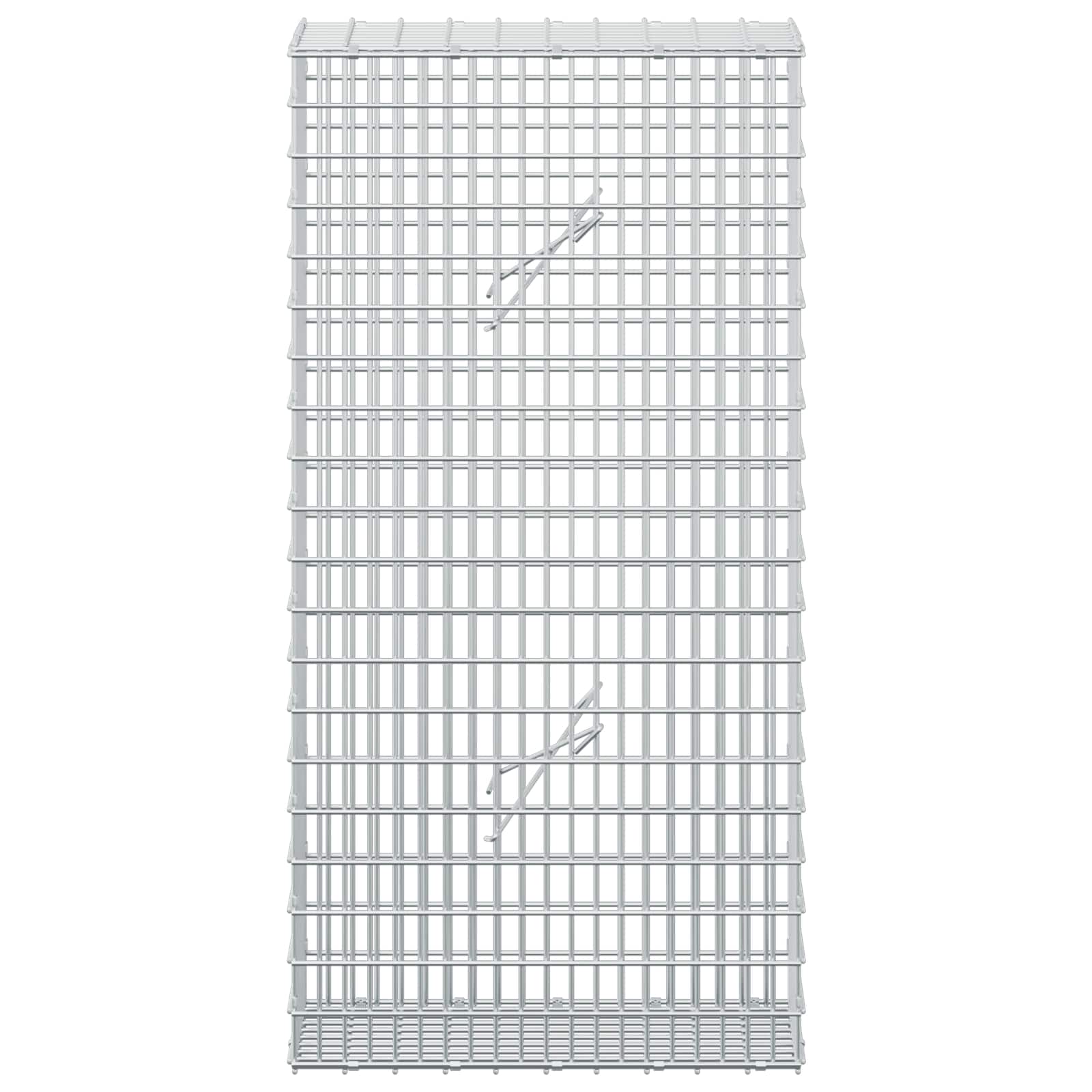 Gabion z žico 3,5 mm in mrežo 5x2,5 cm 50x20x100 cm