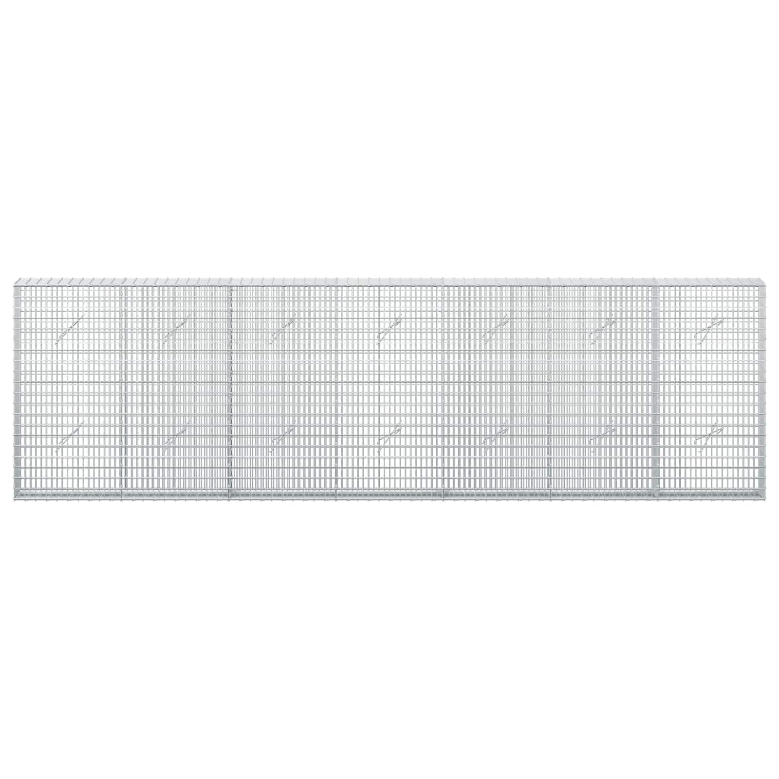Gabion z žico 3,5 mm in mrežo 5x2,5 cm 350x20x100 cm