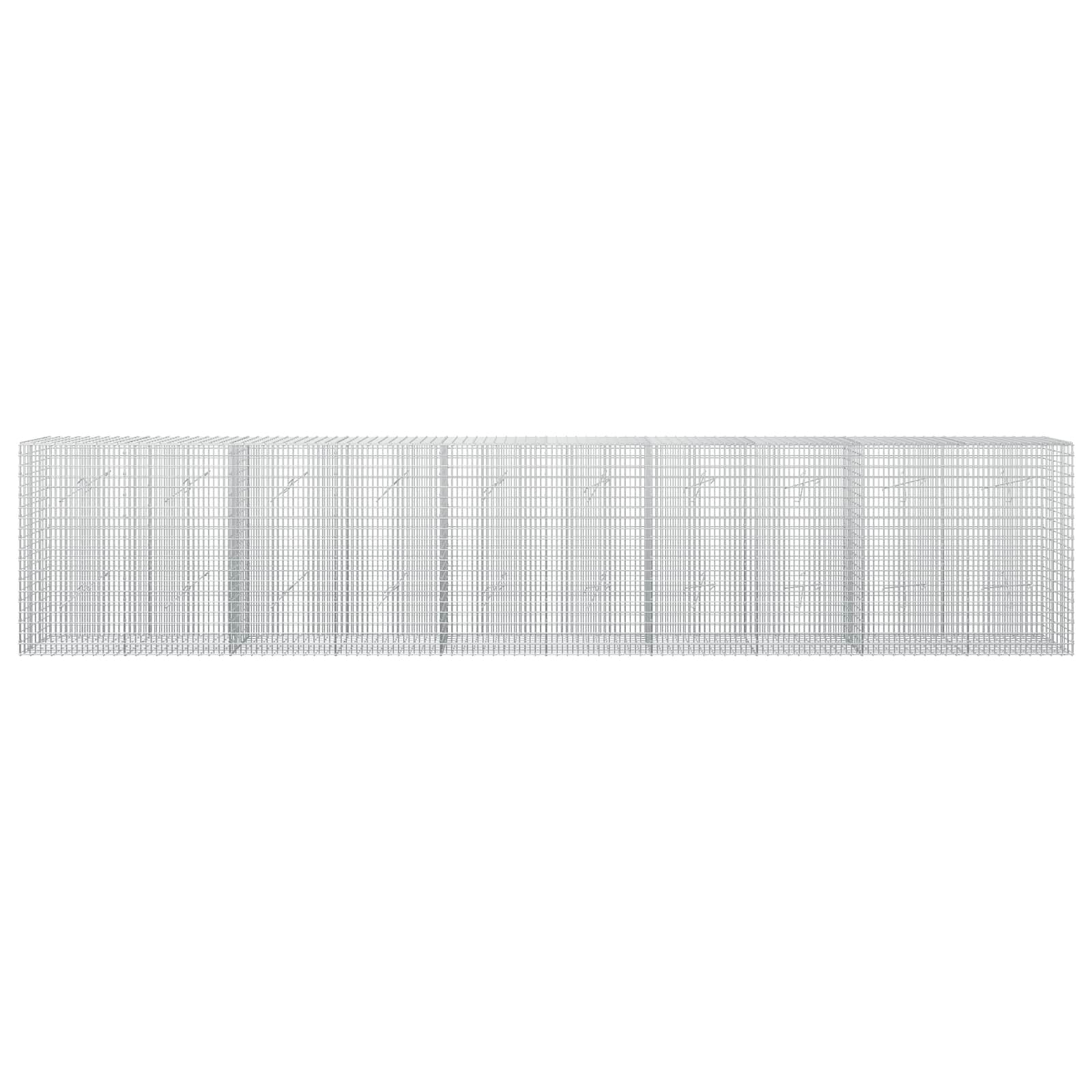 Gabion z žico 3,5 mm in mrežo 5x2,5 cm 500x20x100 cm