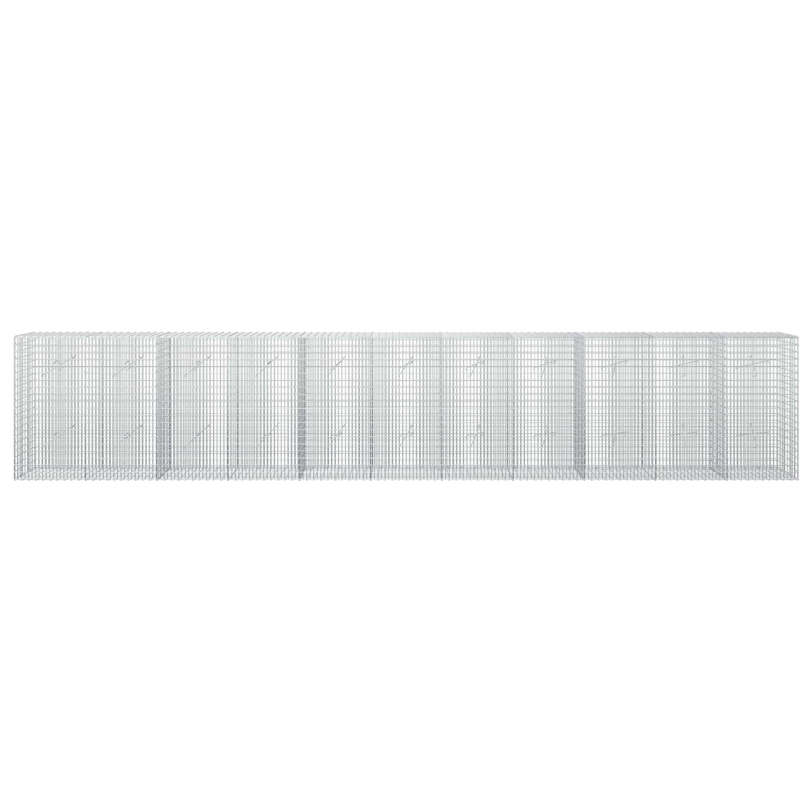 Γκαμπιόν με σύρμα 3,5 mm και πλέγμα 5x2,5 cm 550x20x100 εκ. - Image 3